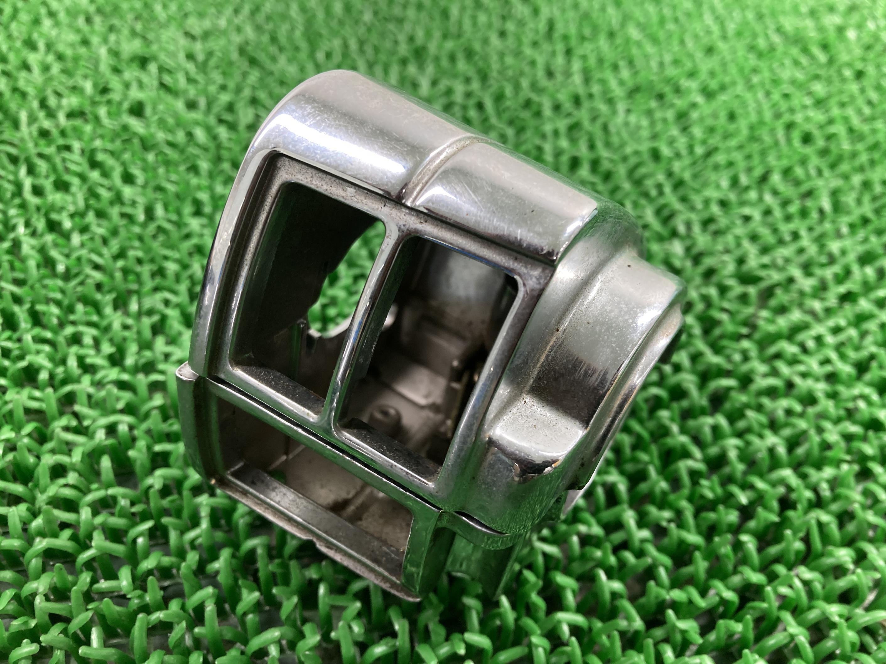 ソフテイルハンドルスイッチケース右ハーレー純正バイク部品エボEVO86-95年クローム修復素材に車検Genu..