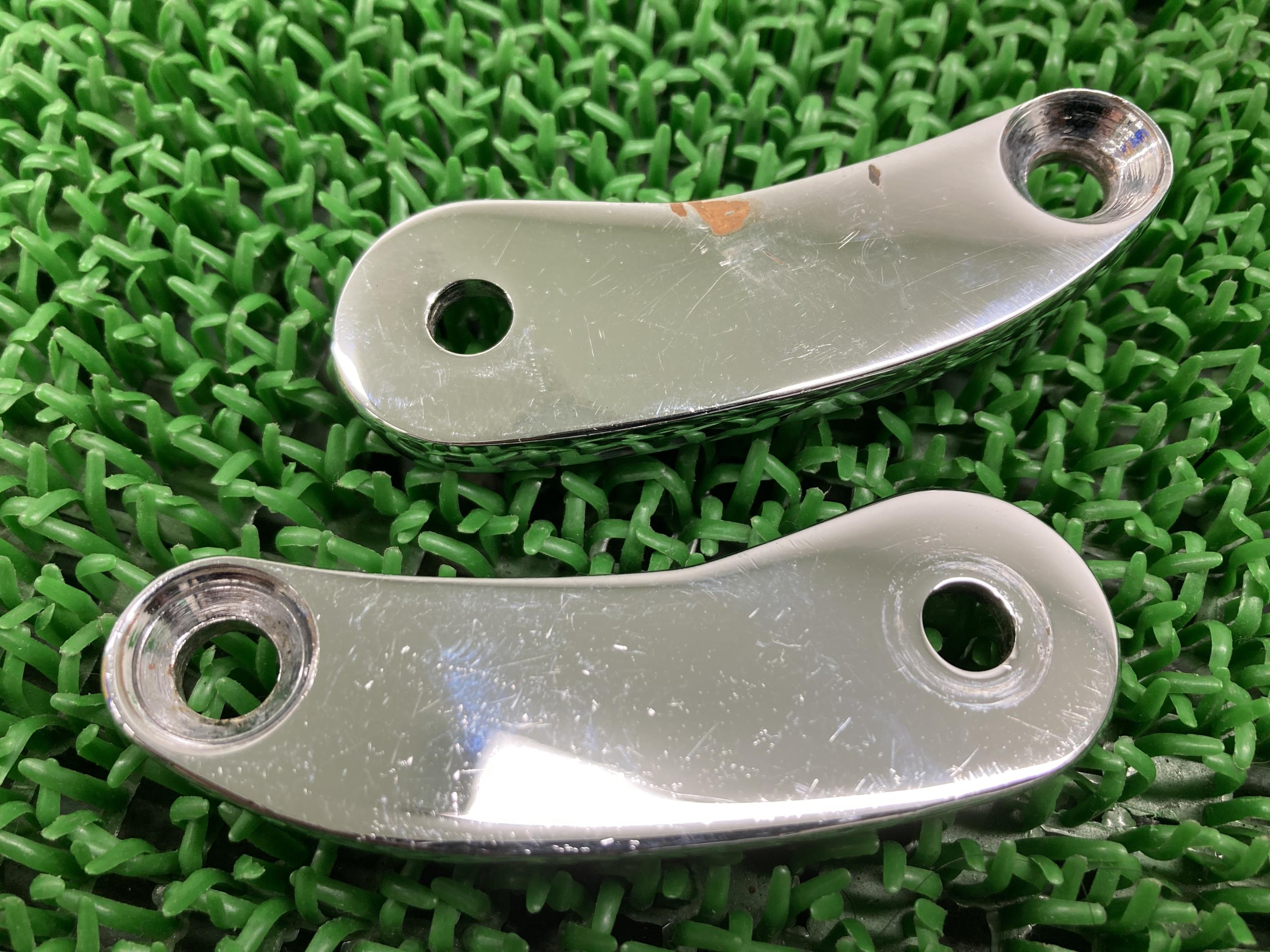 FXSTSフロントウインカーステー左右ハーレー純正バイク部品89-07年スプリンガー用エボツインカム曲がり..