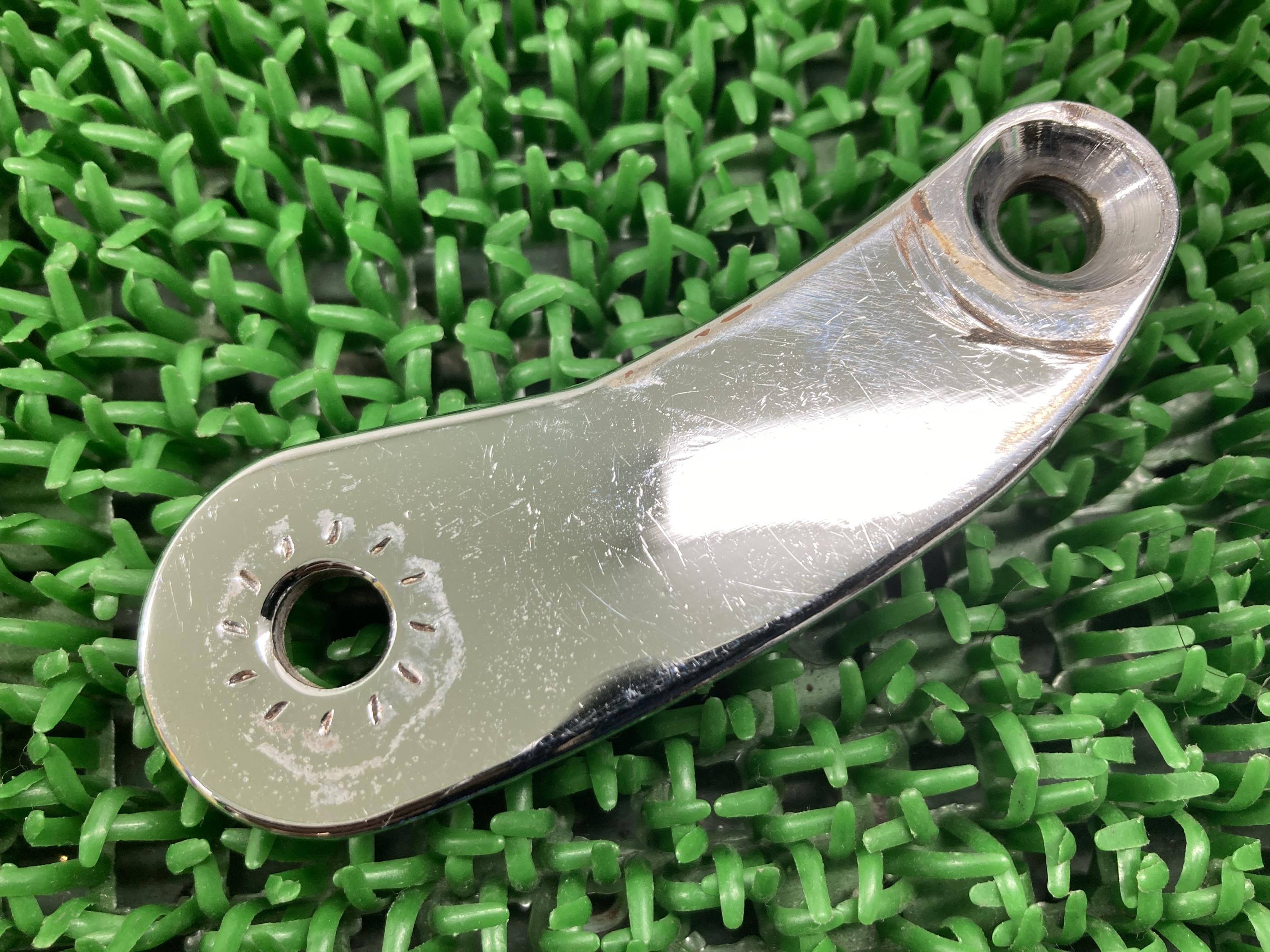 FXSTSフロントウインカーステー右ハーレー純正バイク部品89-07年スプリンガー用エボツインカム曲がり無..