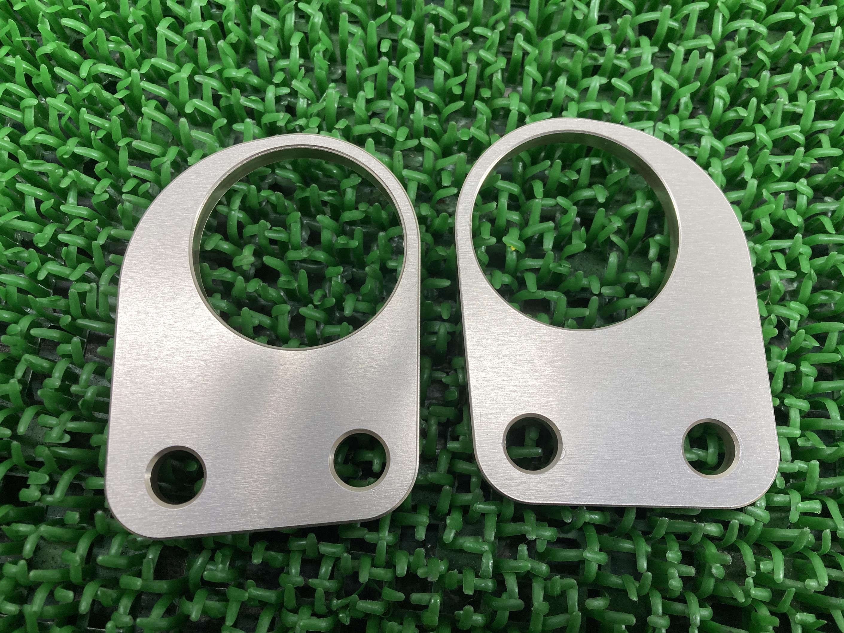 NINJA250NINJA250Rハンドルアップスペーサー左右社外バイク部品EX250LEX250Kニンジャ250アルミ5mmアップ綺麗【中古】 45