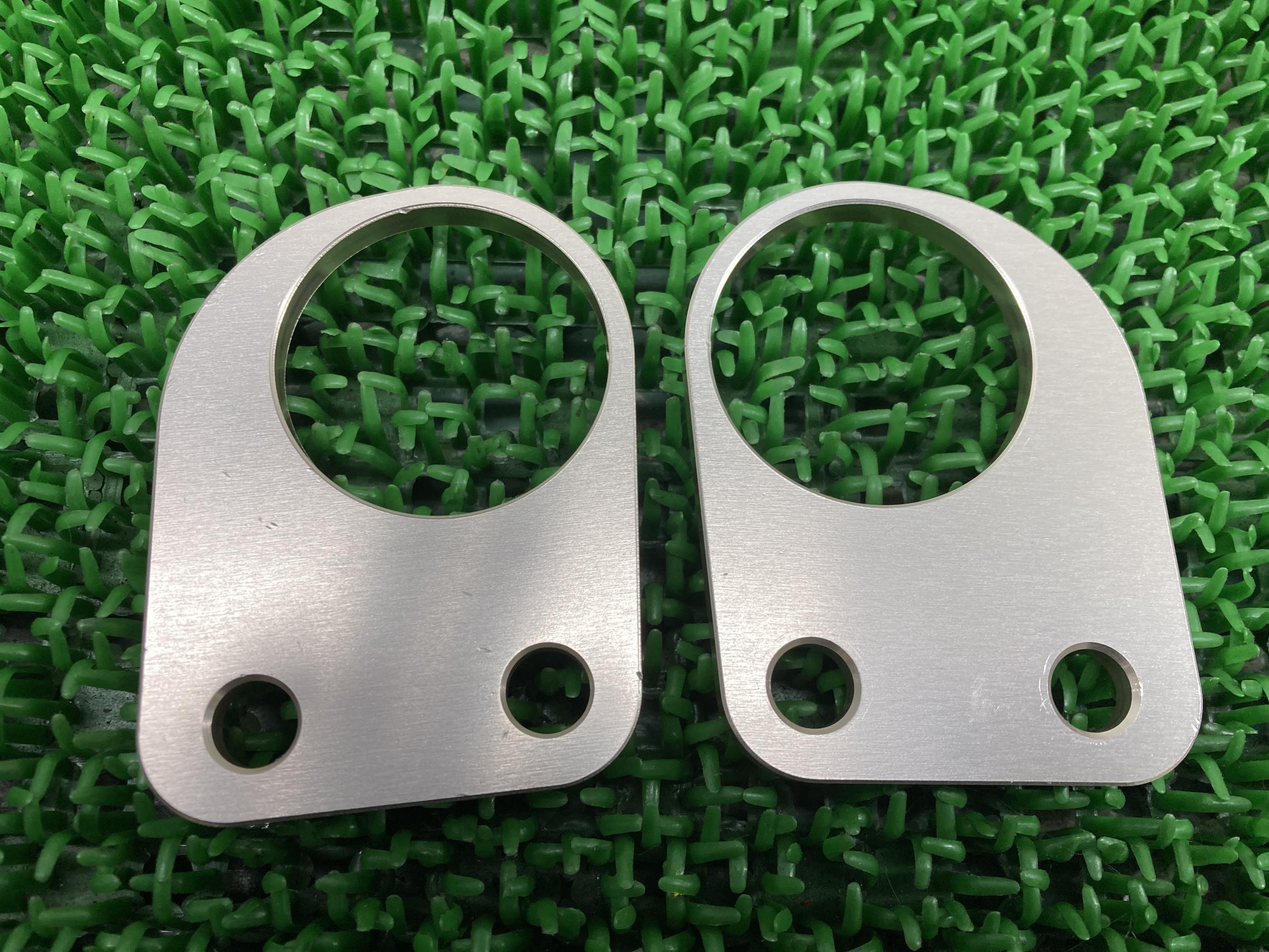 NINJA250NINJA250Rハンドルアップスペーサー左右社外バイク部品EX250LEX250Kニンジャ250アルミ5mmアップ良品【中古】 44