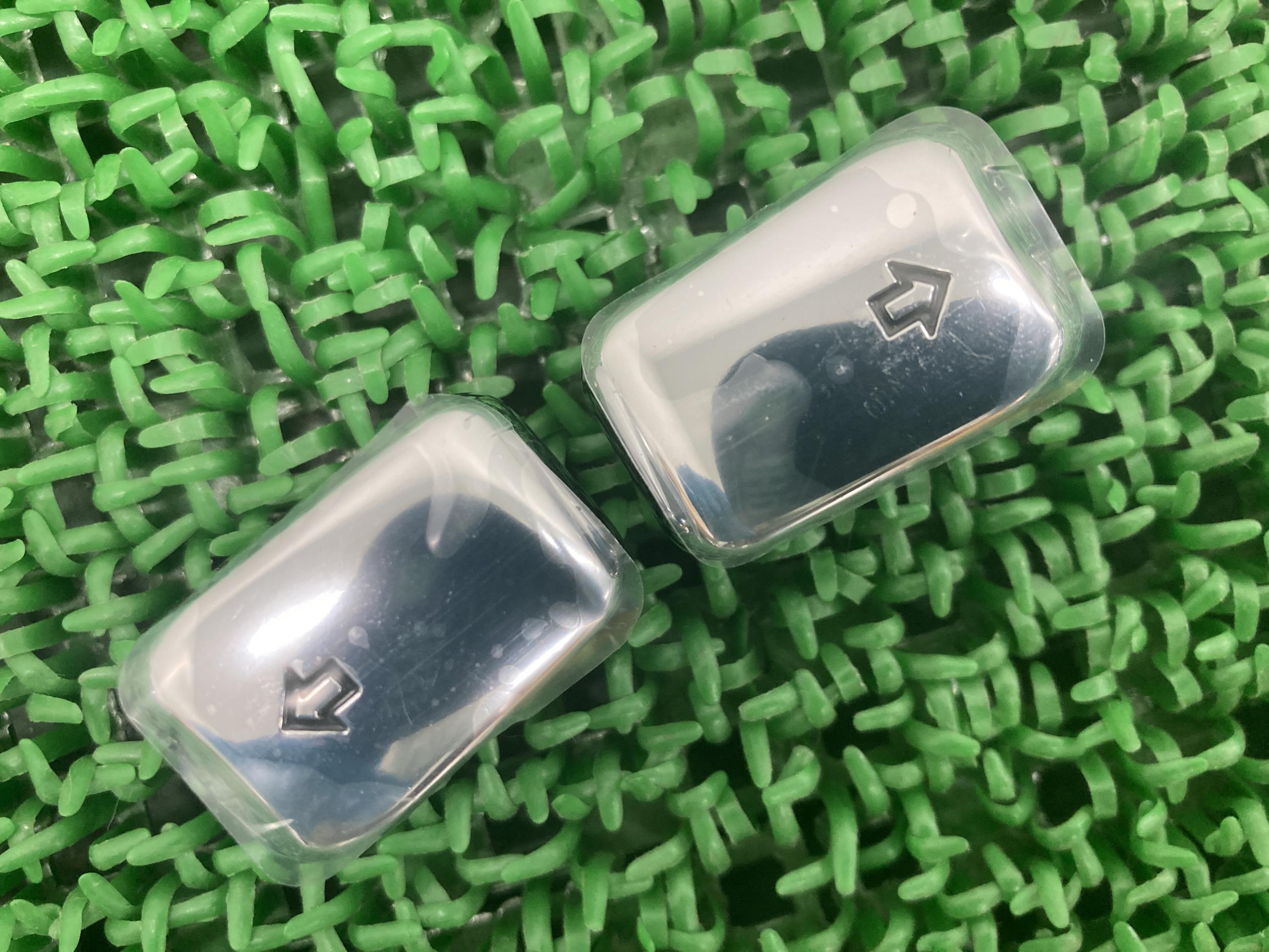 ハンドルスイッチカップス左右ハーレー純正バイク部品クロームメッキオプションソフテイルダイナなどに..