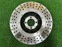 Z1-Rフロントブレーキディスク片側カワサキ純正バイク部品KZT00D296mm4穴ディスクローター曲がり無し当時物車検Genuine【中古】