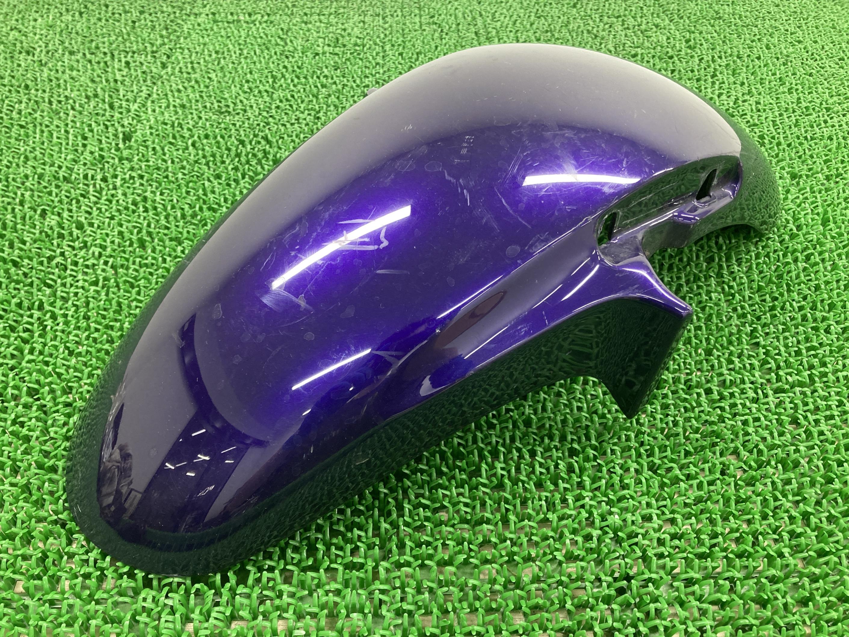 CB400SF フロントフェンダー 紫M ホンダ 純正 バイク 部品 NC39 NC42前期 割れ欠け無し 品薄 希少品 車検 Genuine 【中古】