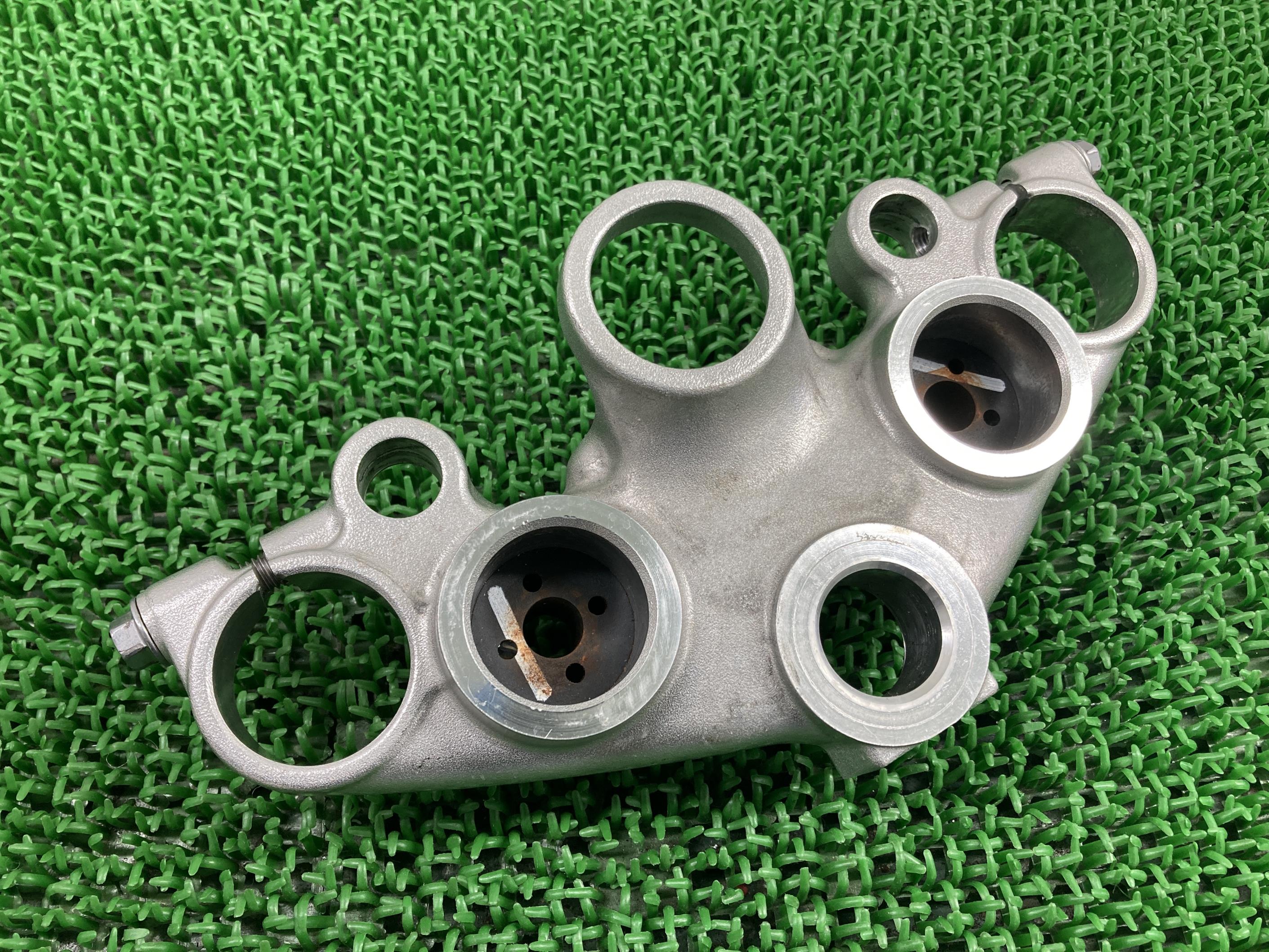 SR400 トップブリッジ ヤマハ 純正 バイク 部品 RH03J フォーク径35φ 曲がり無し 品薄 希少品 車検 Genuine 【中古】 9