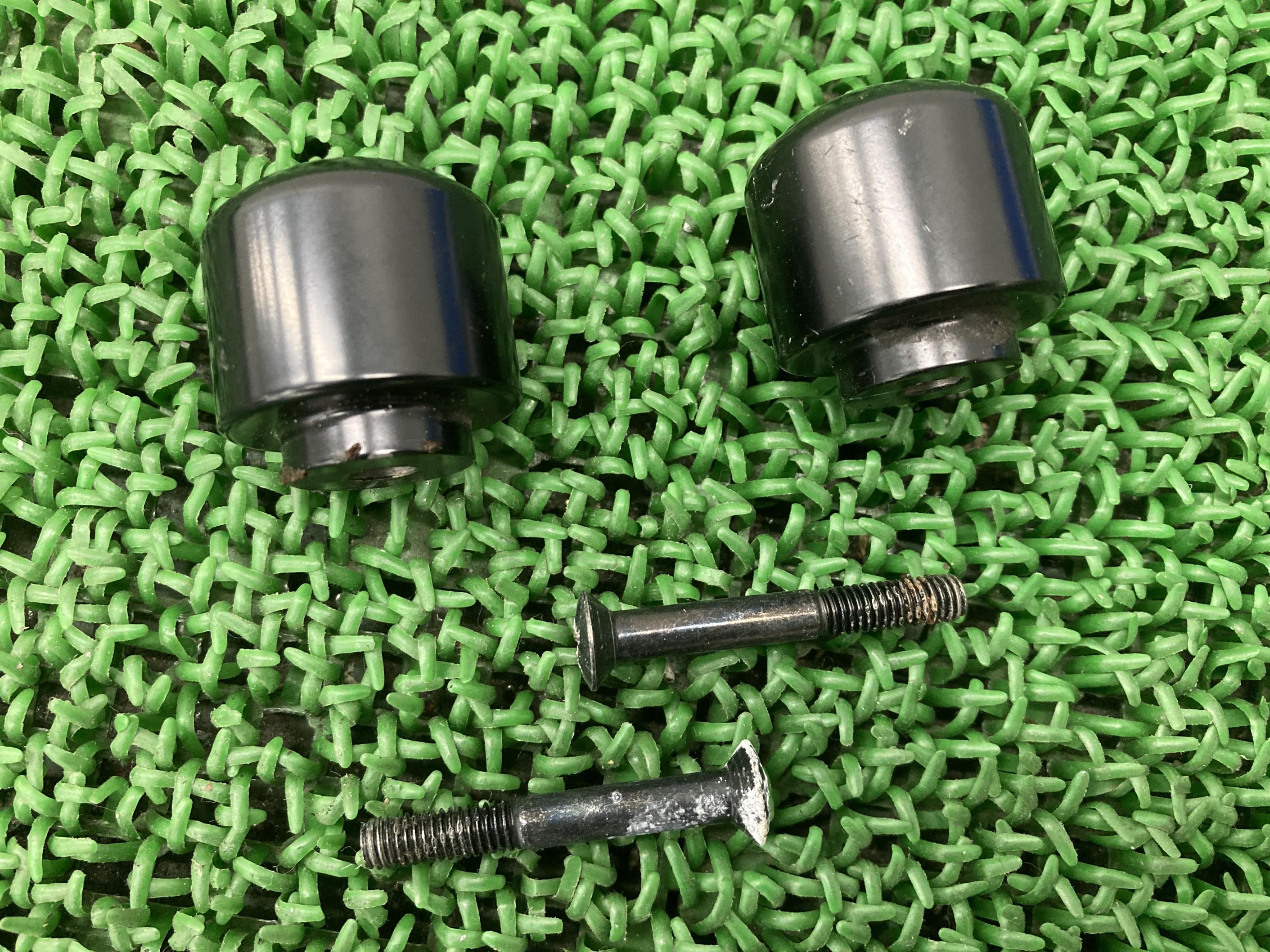 PCX125ハンドルバーエンド左右ホンダ純正バイク部品JF28グリップエンドハンドルウェイト曲がり無し品薄希少品車検Genuine【中古】 21