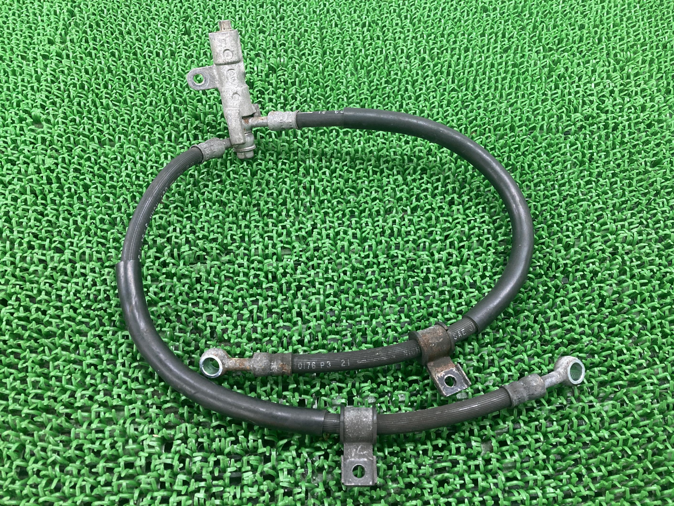 GSX400インパルスフロントブレーキホーススズキ純正バイク部品GK79Aブレーキライン破れ無し品薄希少品..