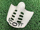 スコット製 フェイスガード 白 在庫有 即納 社外 新品 バイク 部品 SCOTT マスク 70年代 ビンテージ 未使用品
