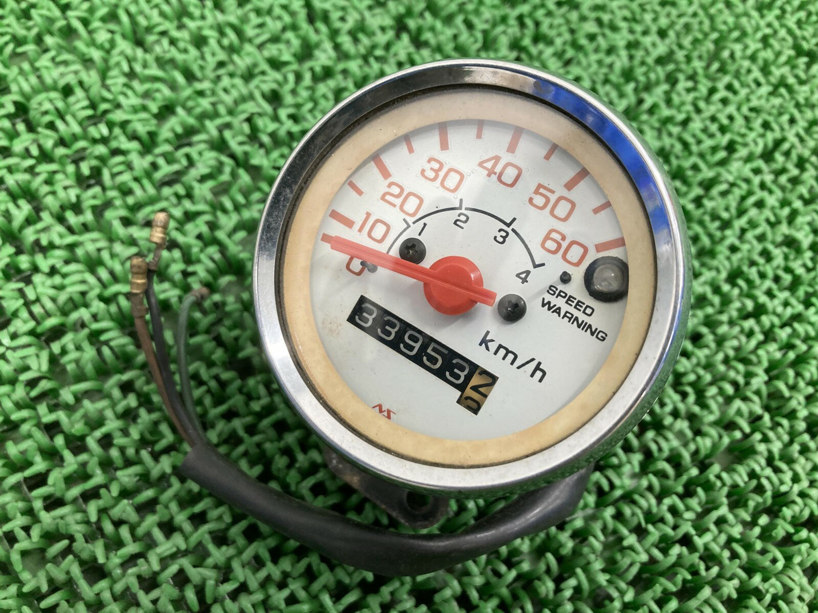 ジャズ スピードメーター ホンダ 純正 バイク 部品 AC09 JAZZ カスタム素材に 割れ欠け無し 品薄 希少品 車検 Genuine 【中古】 pR