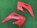 CR250R シュラウド 左右 赤 ホンダ 純正 バイク 部品 ME03 CR125R JE01にも 02年-05年 サイドカウル 車検 Genuine 【中古...