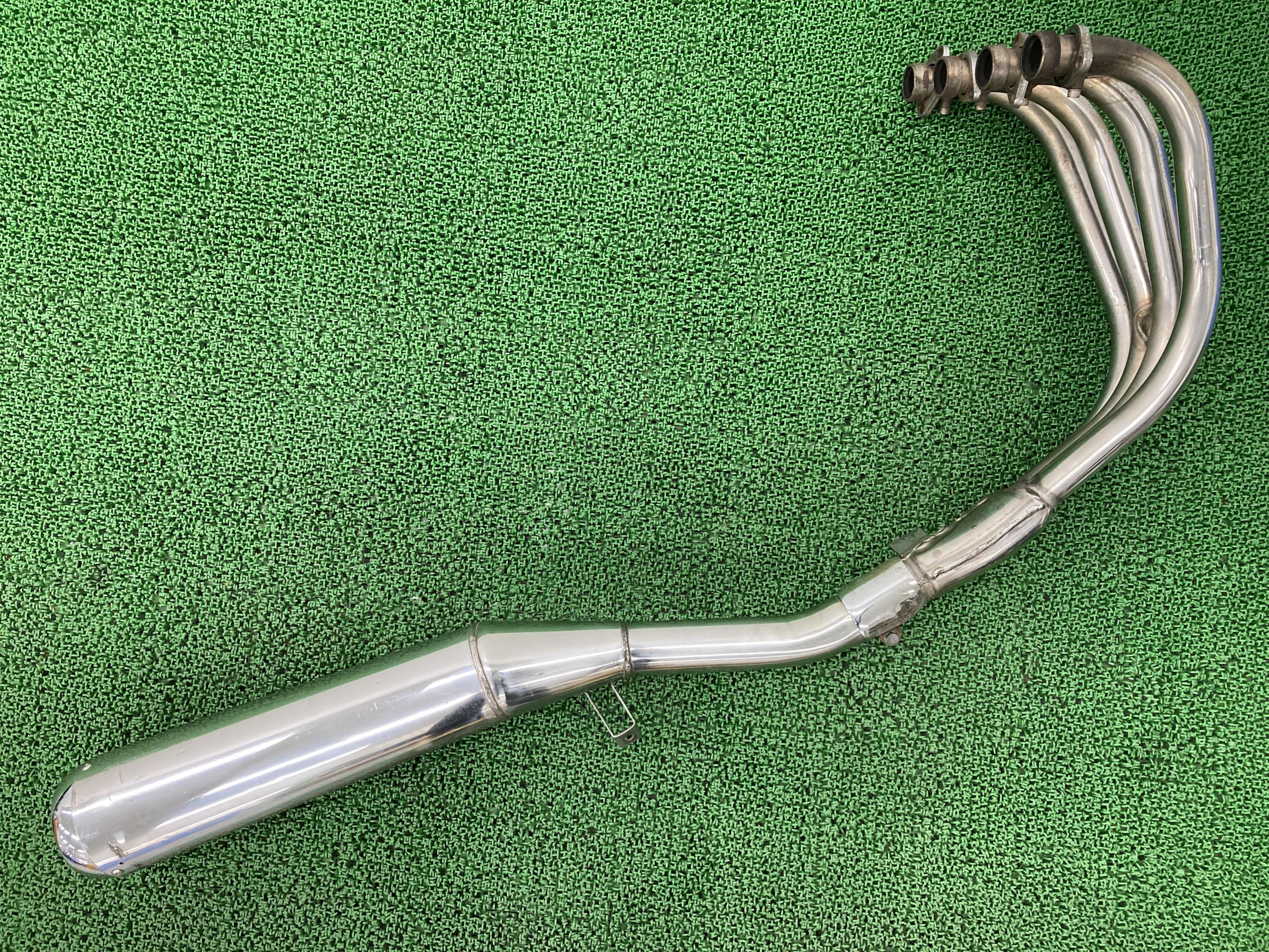 GSX400インパルス マフラー スズキ 純正 バイク 部品 GK79A IMPULSE フルエキ 修復素材やカスタム素材に 品薄 車検 Genuine 【中古】 12