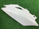 UFO製CRF450R サイドカバー 左 白 社外 バイク 部品 PE05 割れ欠け無し ペイント素材に 品薄 希少品 【中古】