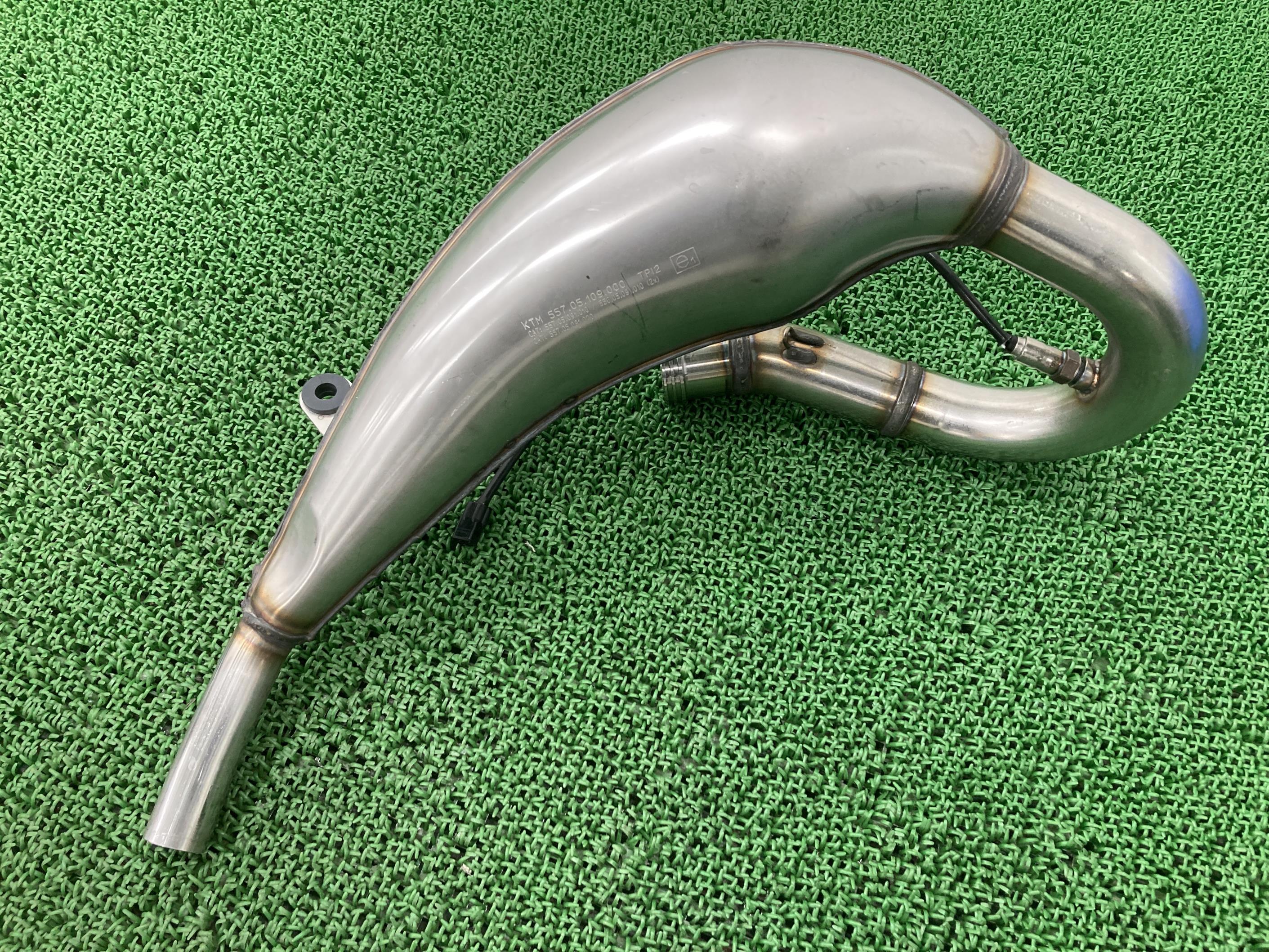 TE250i チャンバーマフラー ハスクバーナ 純正 バイク 部品 コケキズ無し 品薄 希少品 車検 Genuine 【中古】 85