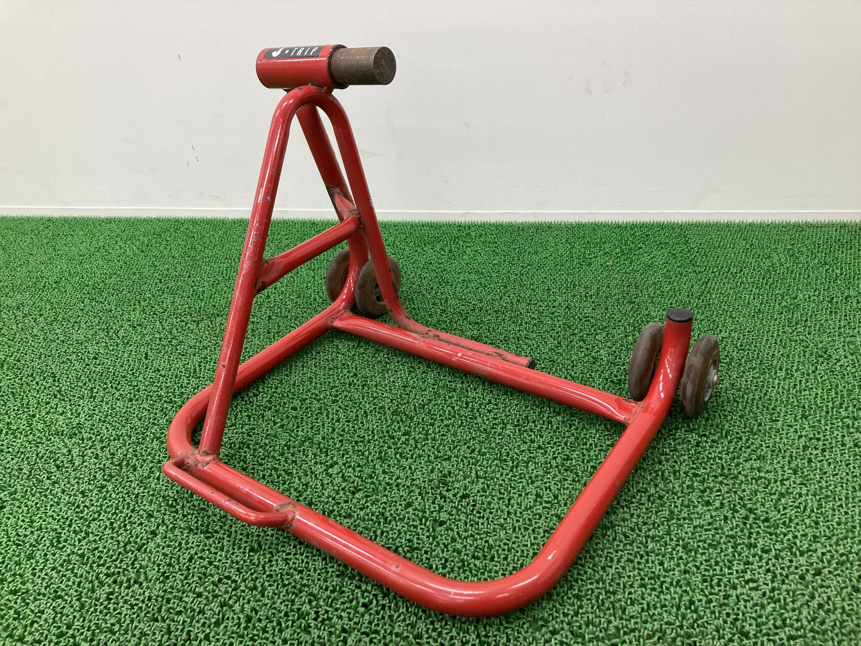 J-TRIP製レーシングスタンド社外バイク部品メンテナンススタンド41φ片持ちローラースタンドディアベル..