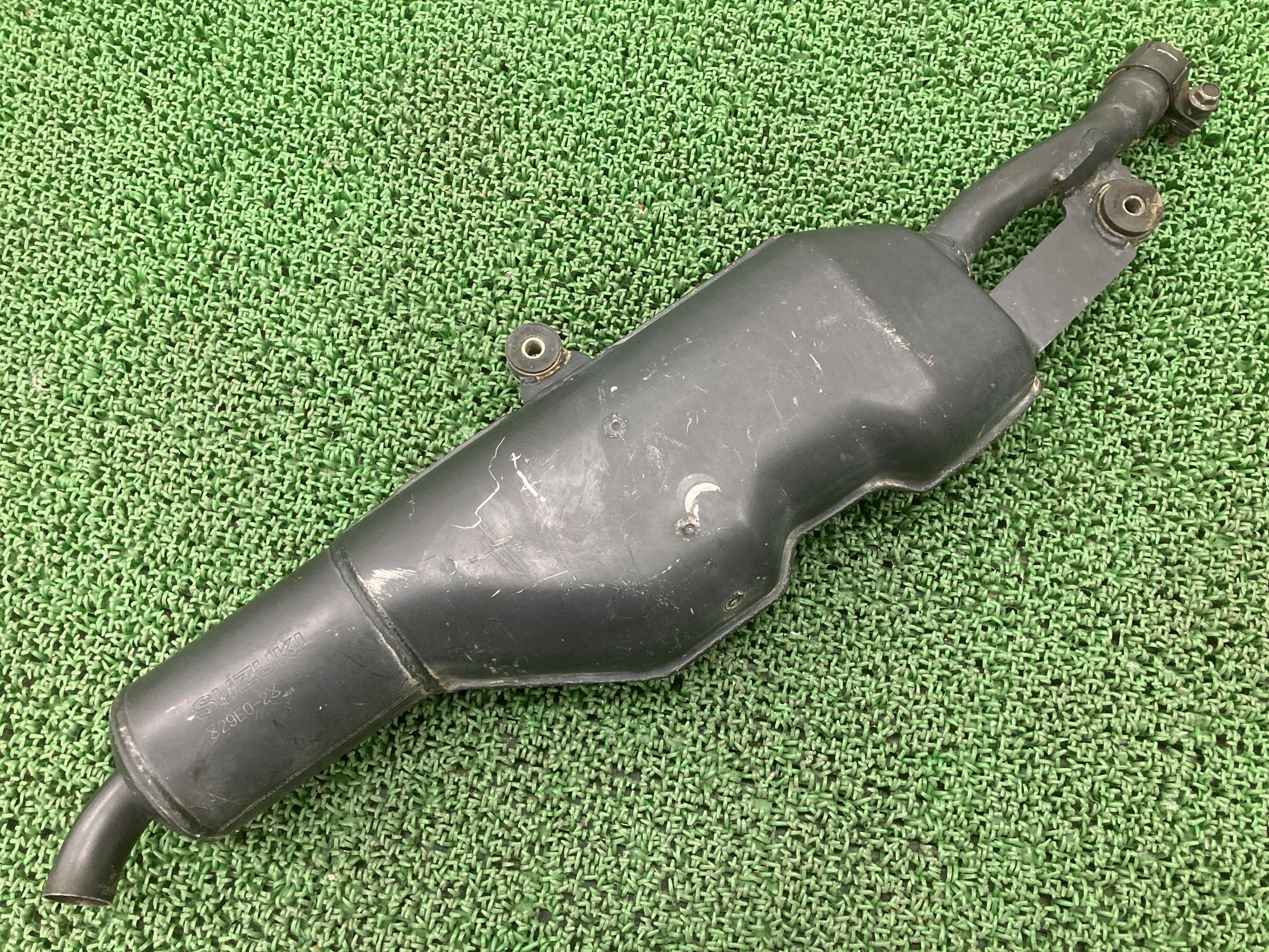 RMX250S サイレンサーマフラー スズキ 純正 バイク 部品 SJ13A 凹み無し 品薄 希少品 車検 Genuine 【中古】 80