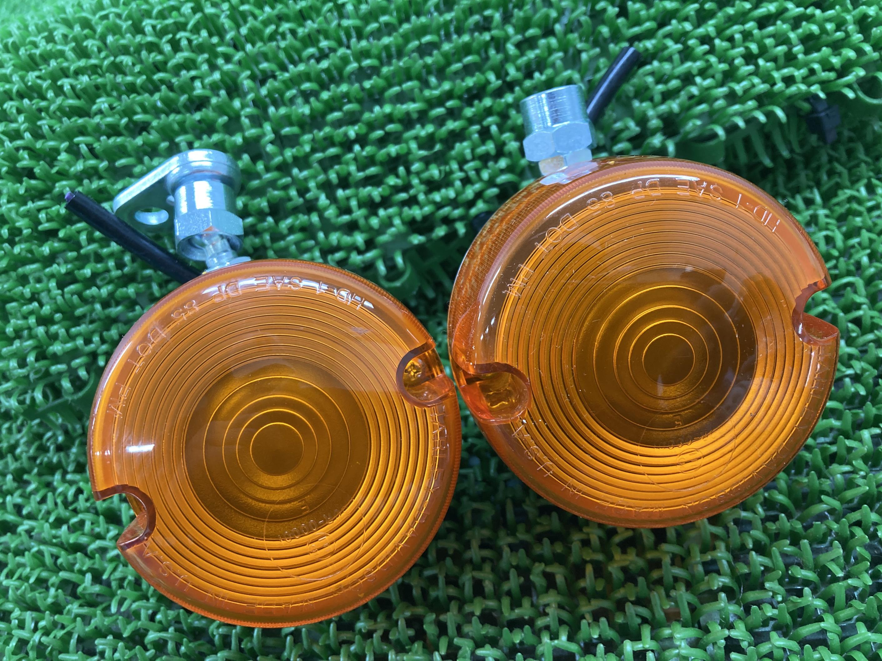 FLSTS1450フロントウインカー左右1HD1BRY121Y051***ハーレー純正バイク部品2001年式外しソフテイルヘリ..