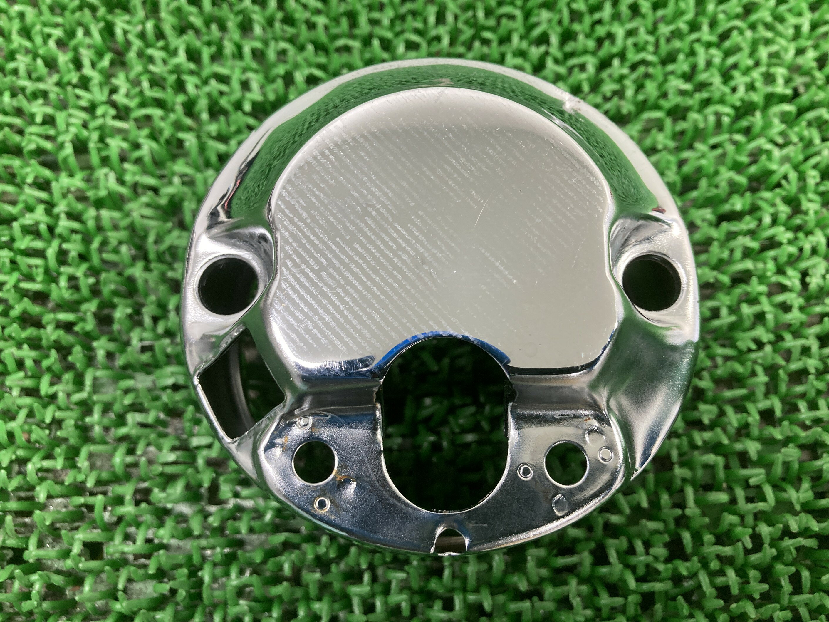 SR400スピードメーターカバーヤマハ純正バイク部品1JRRH01JRH03Jメーターケースロアカバー修復素材に車検Genuine【中古】 73