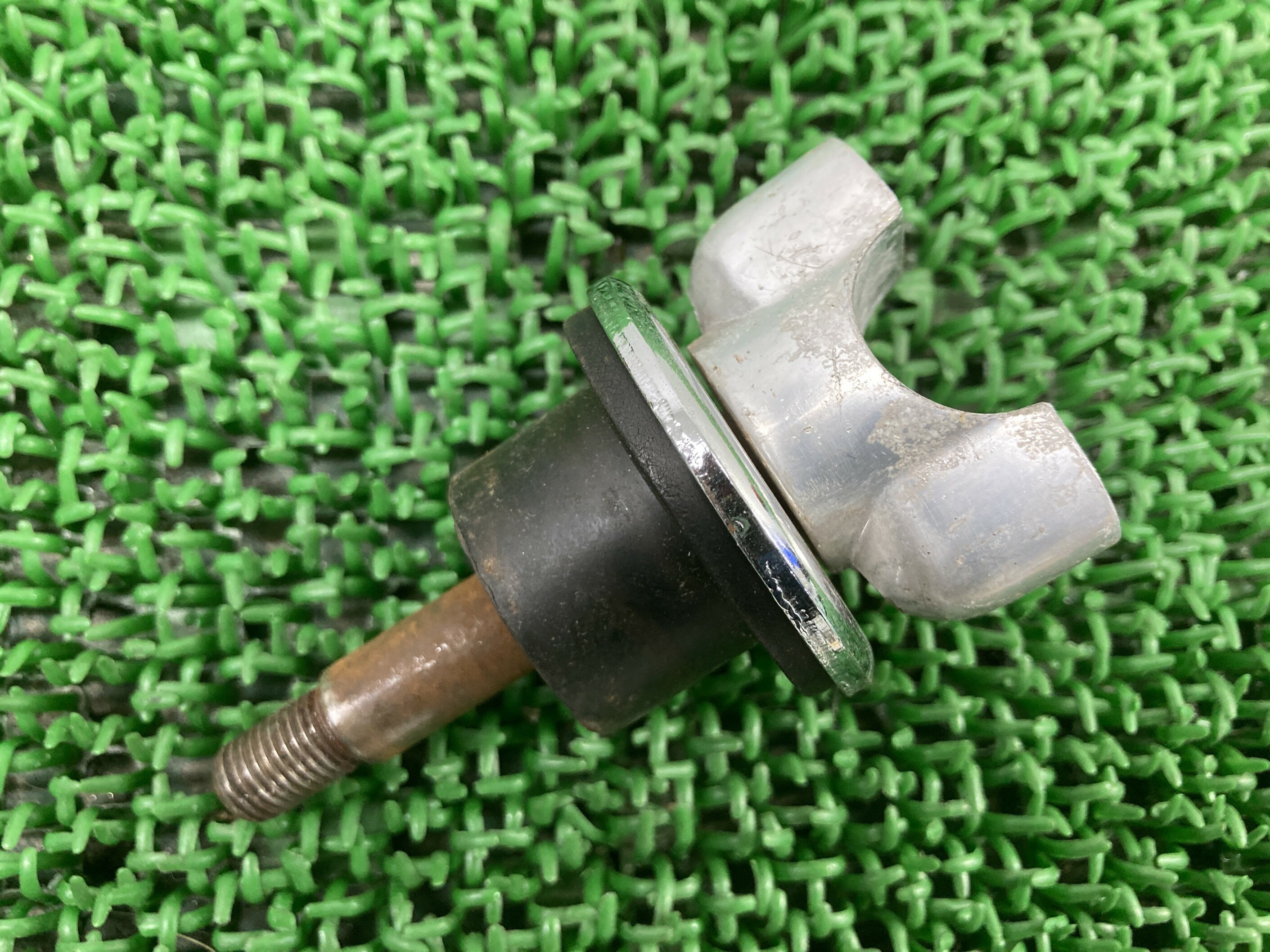 SR400ハンドルポスト片側ヤマハ純正バイク部品1JRRH01J曲がり無し品薄希少品車検Genuine【中古】 5