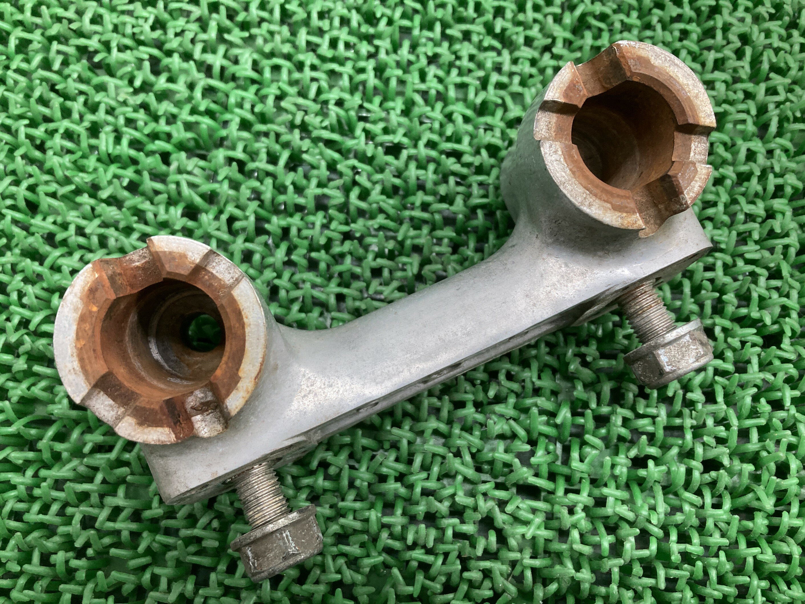 モンキーハンドルポストホンダ純正バイク部品Z50Jトップブリッジくるくるハンドルホルダー割れ欠け無し品薄希少品車検Genuine【中古】 7