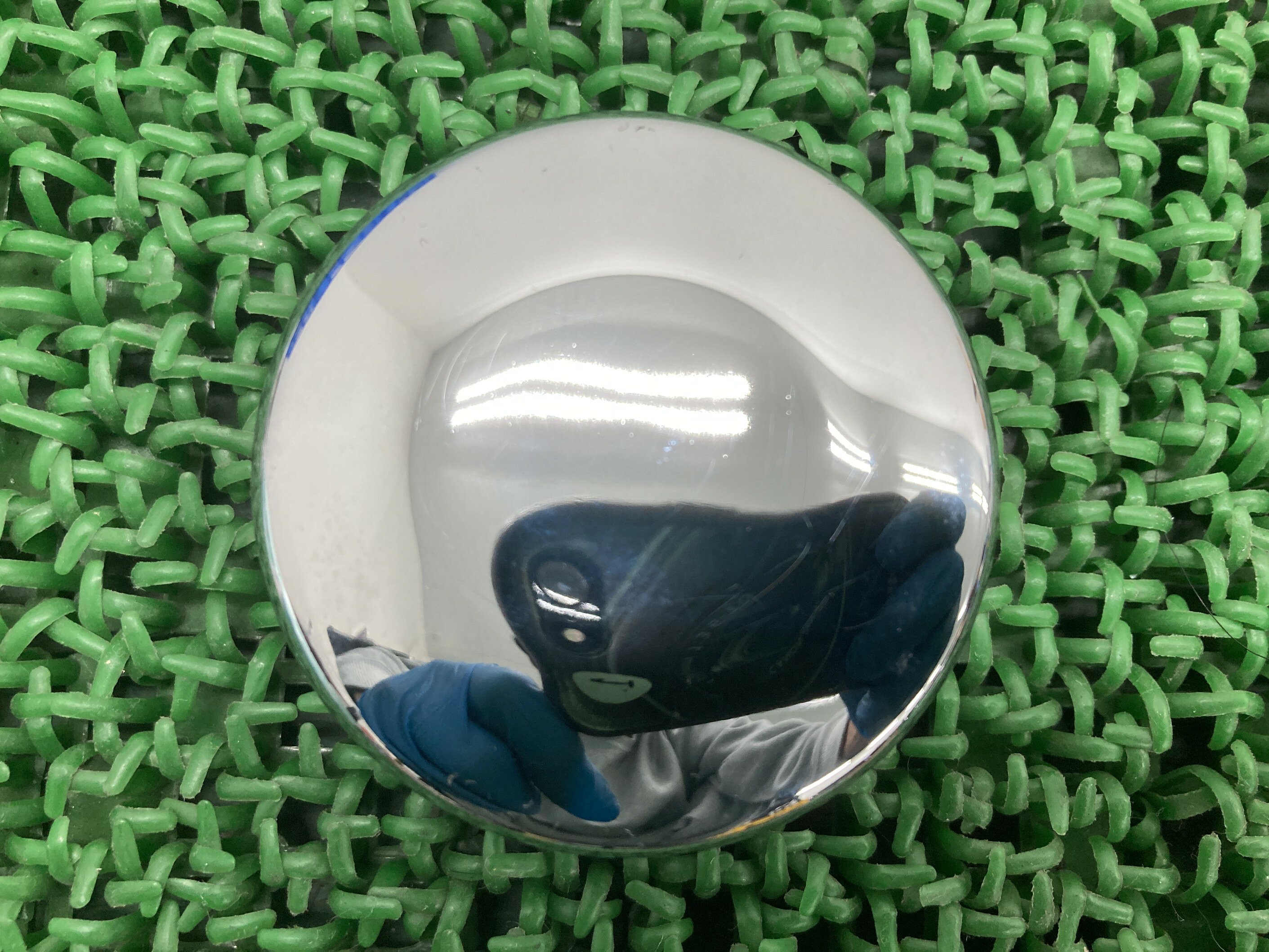 FXST1450ステムキャップハーレー純正バイク部品ソフテイルスタンダードステムナットキャップ曲がり無し..