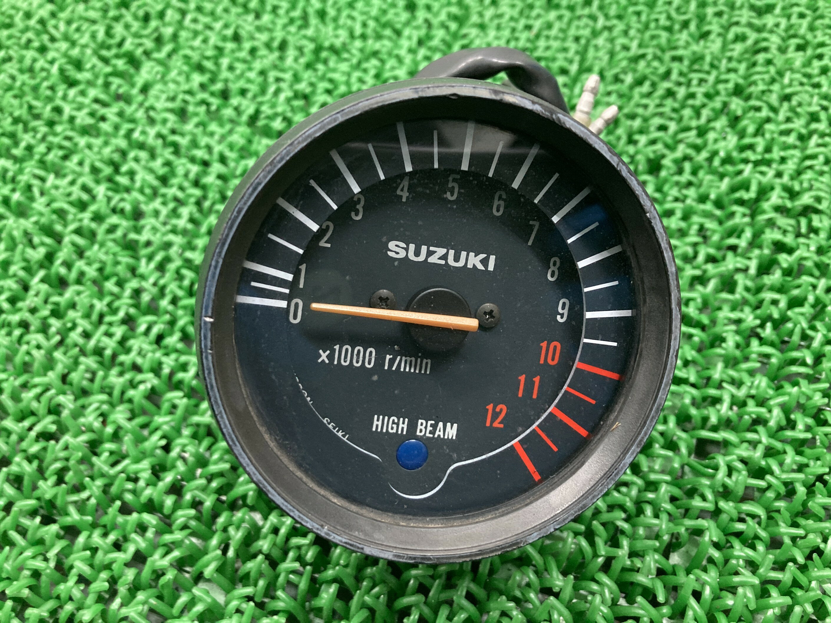 マメタン50タコメータースズキ純正バイク部品OR50EMameTan割れ欠け無し品薄希少品車検Genuine【中古】 13