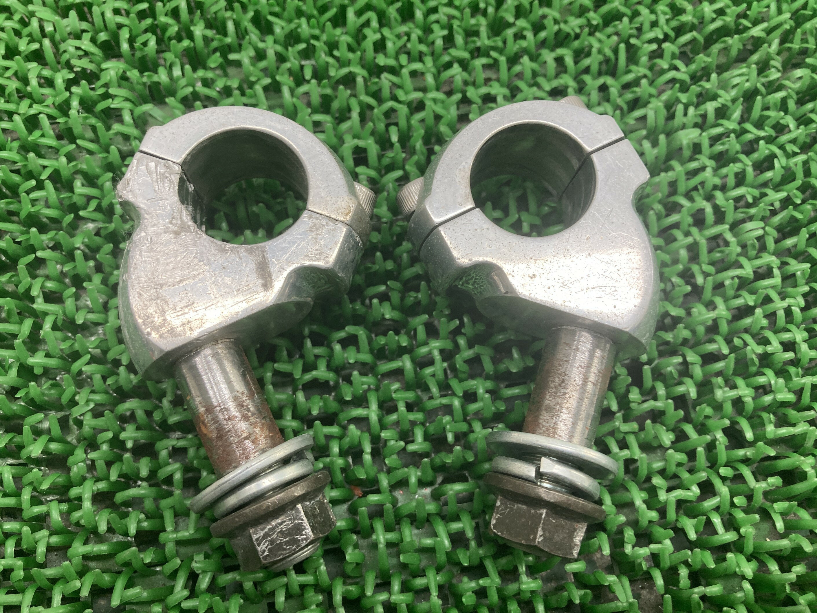 イージーライダース製SR400ハンドルポスト社外バイク部品1JRRH01J1インチオールドスタイルポストカスタム素材に【中古】 58