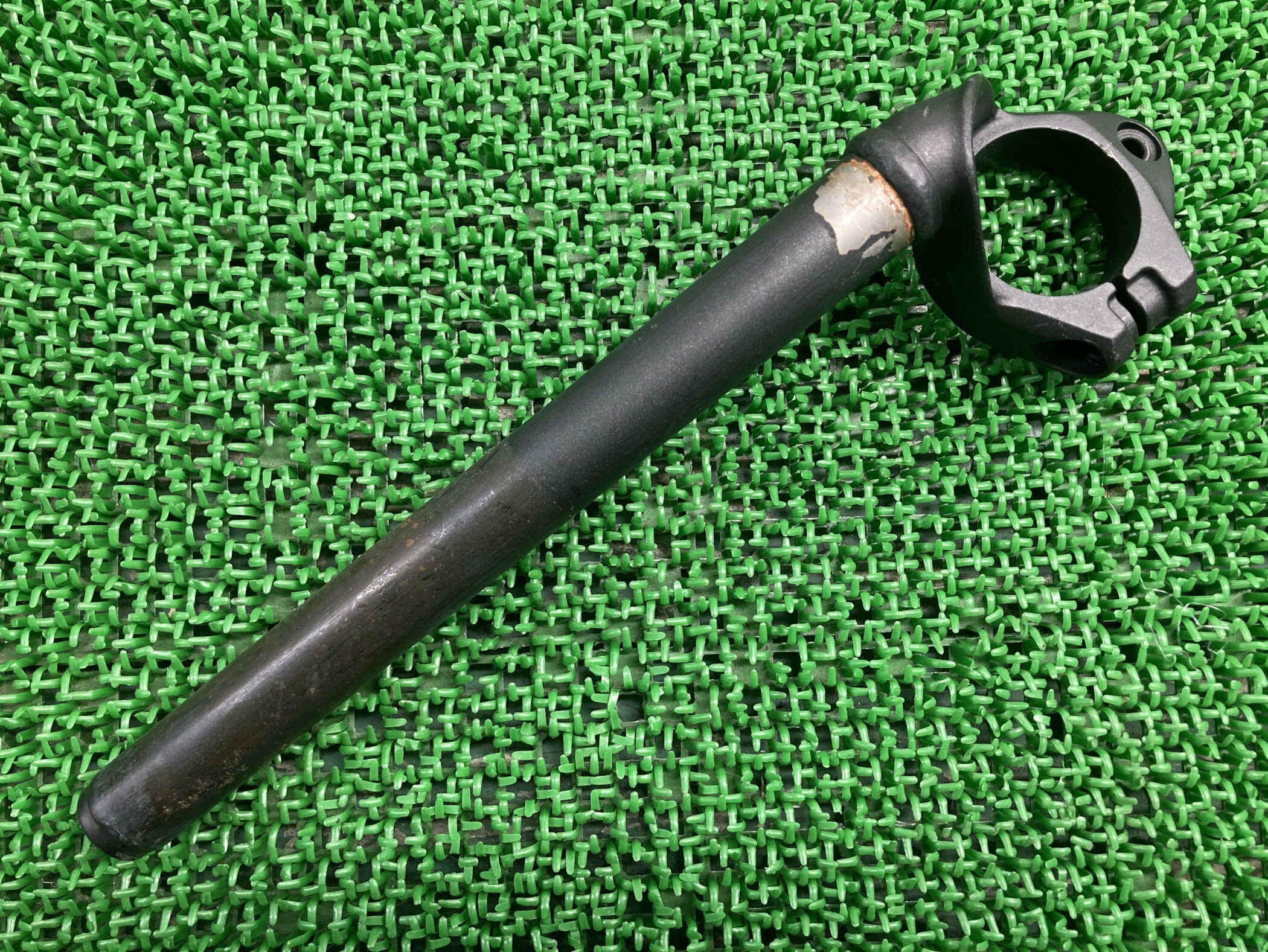 NINJA250セパレートハンドル左カワサキ純正バイク部品EX250Pニンジャ250P41φセパハン修復素材に車検Genuine【中古】 85