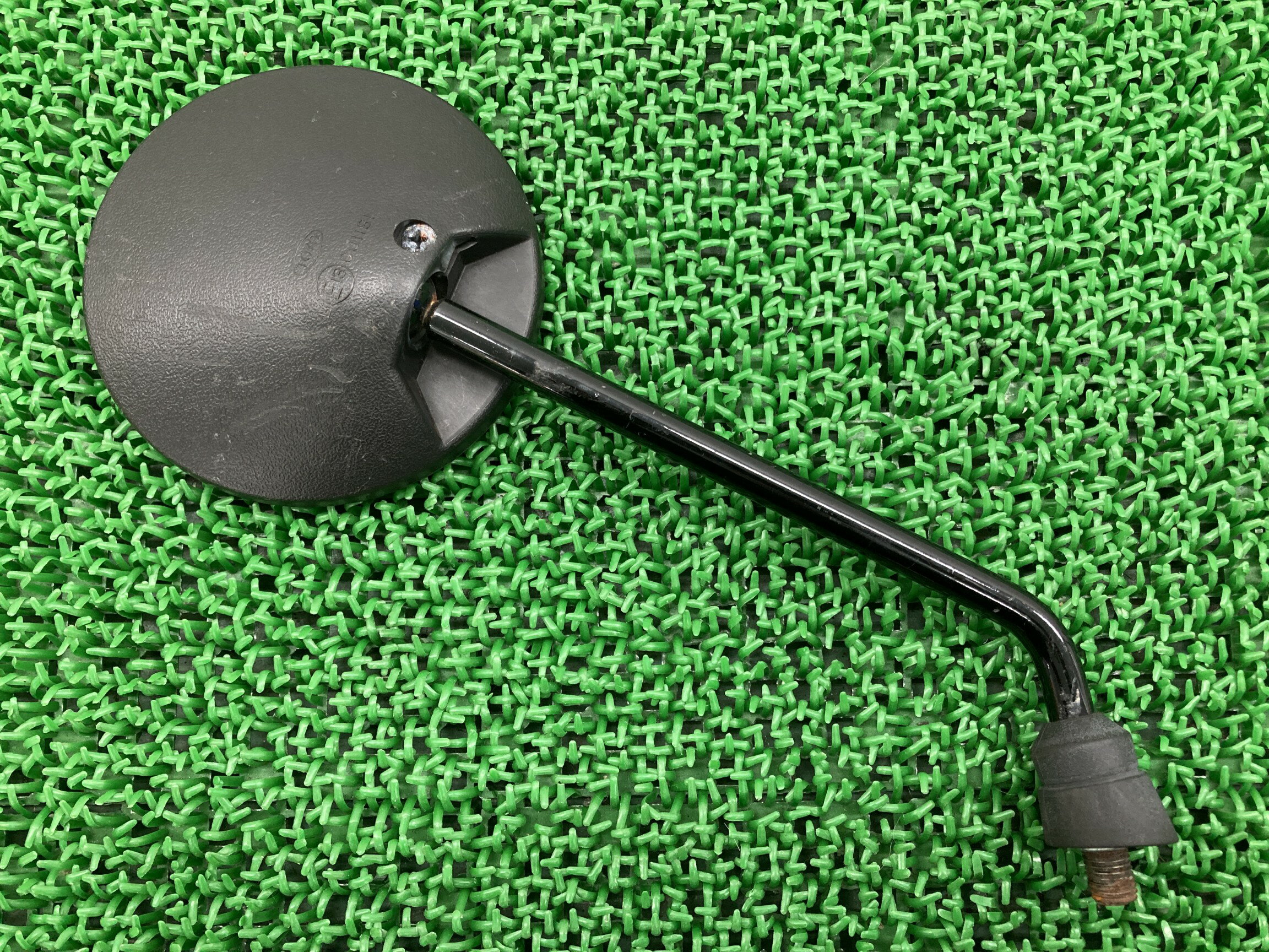 250TR ミラー 右 カワサキ 純正 バイク 部品 BJ250F 逆10mm ペイント素材に 品薄 希少品 車検 Genuine ..