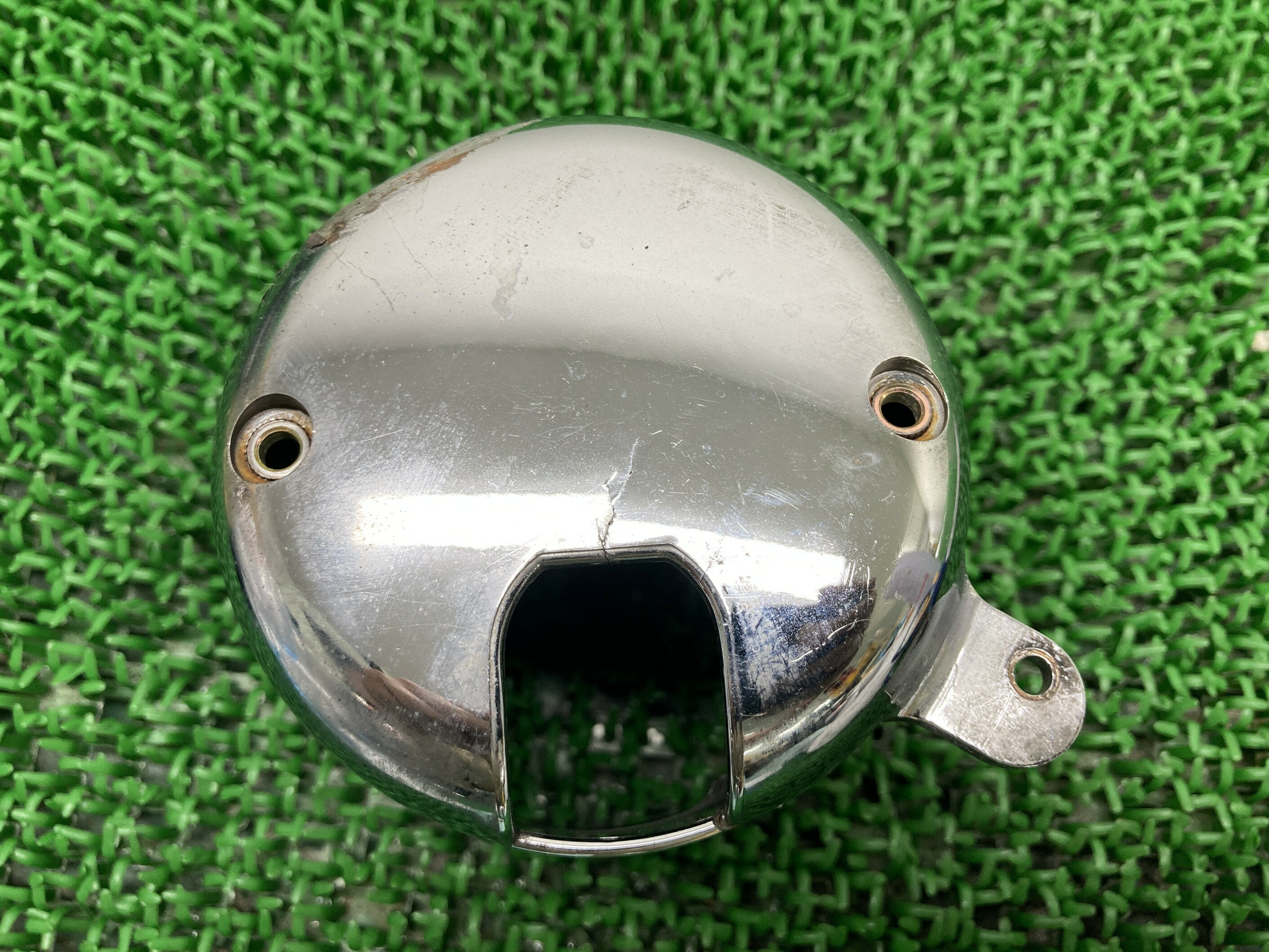 GB250クラブマンタコメーターケースホンダ純正バイク部品MC10CLUBMANメーターカバーロアカバー修復素材に品薄車検Genuine【中古】 43