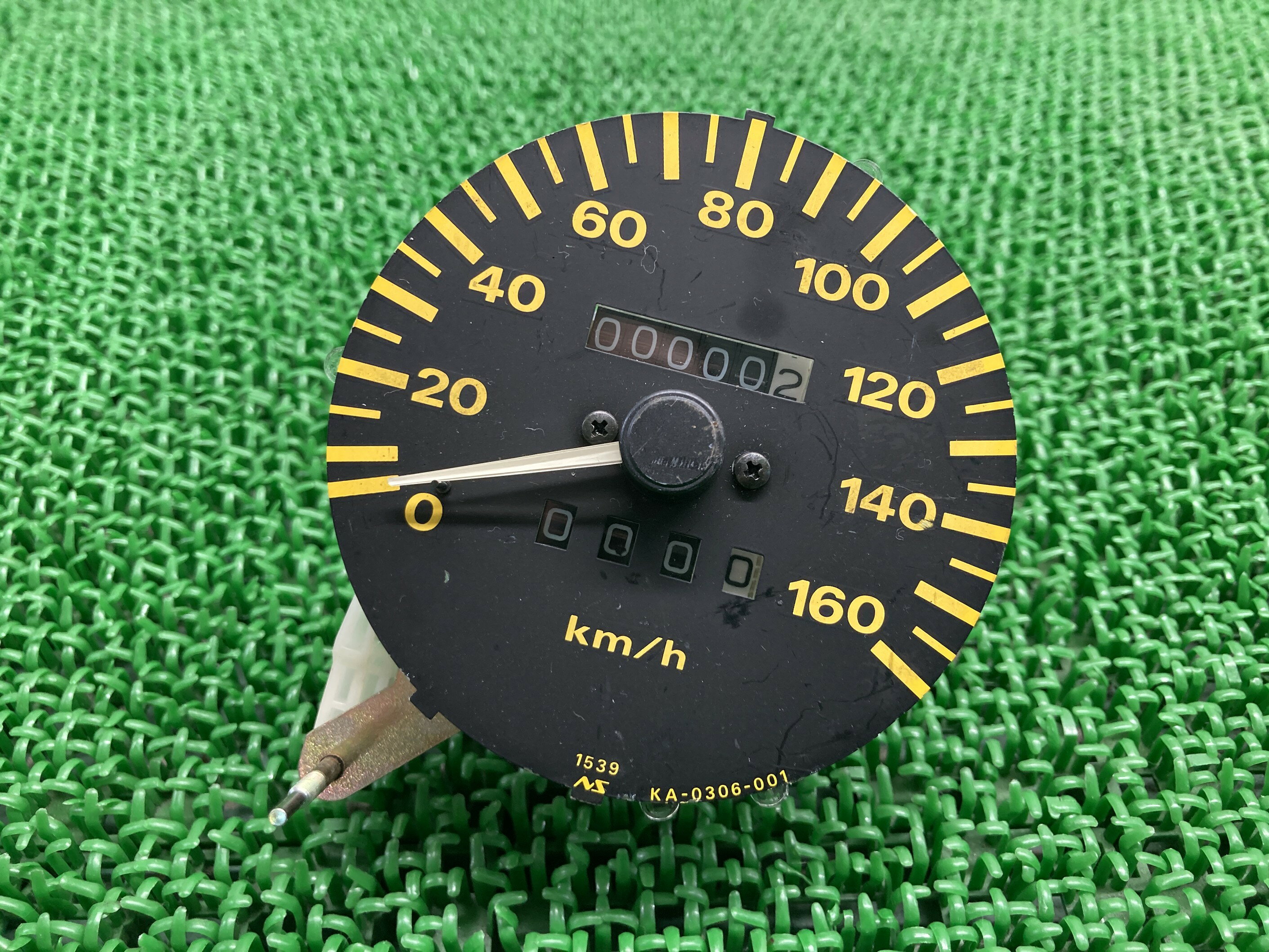 KLE250アネーロ スピードメーター カワサキ 純正 バイク 部品 LE250A 1539 KA-0306-001 ANHELO 当時物 割れ欠け無し 車検 ...