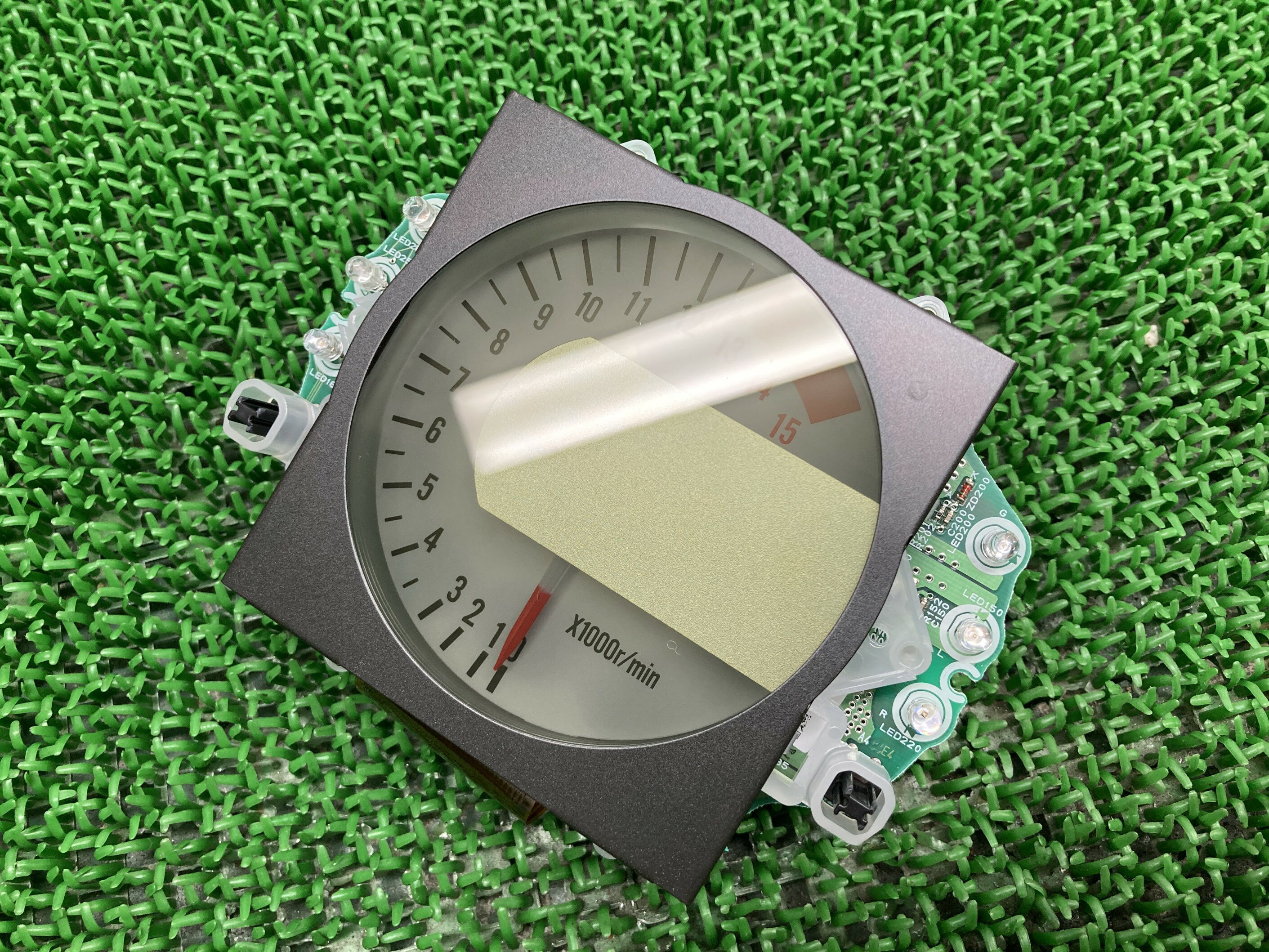 ZX-10Rメーターカワサキ純正バイク部品ZXT00Eデジタルメーターコンディション良好割れ欠け無し車検Genuine【中古】 10