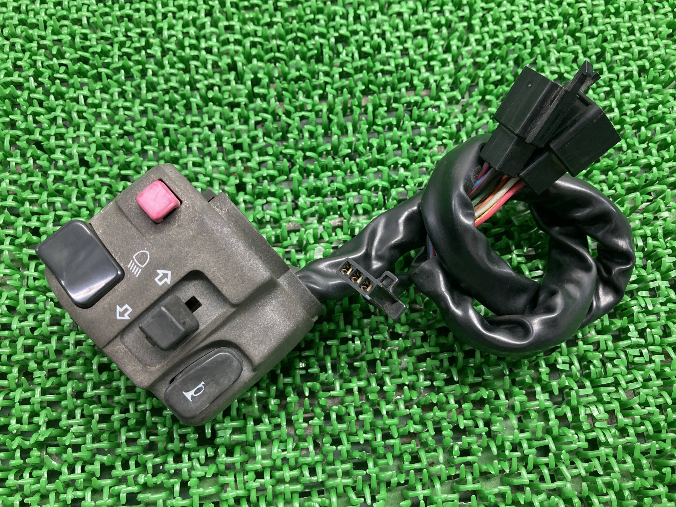 ゼファーカイハンドルスイッチカワサキ純正バイク部品ZR400GZEPHYRχスイッチボックス割れ欠け無し希少品車検Genuine【中古】 25