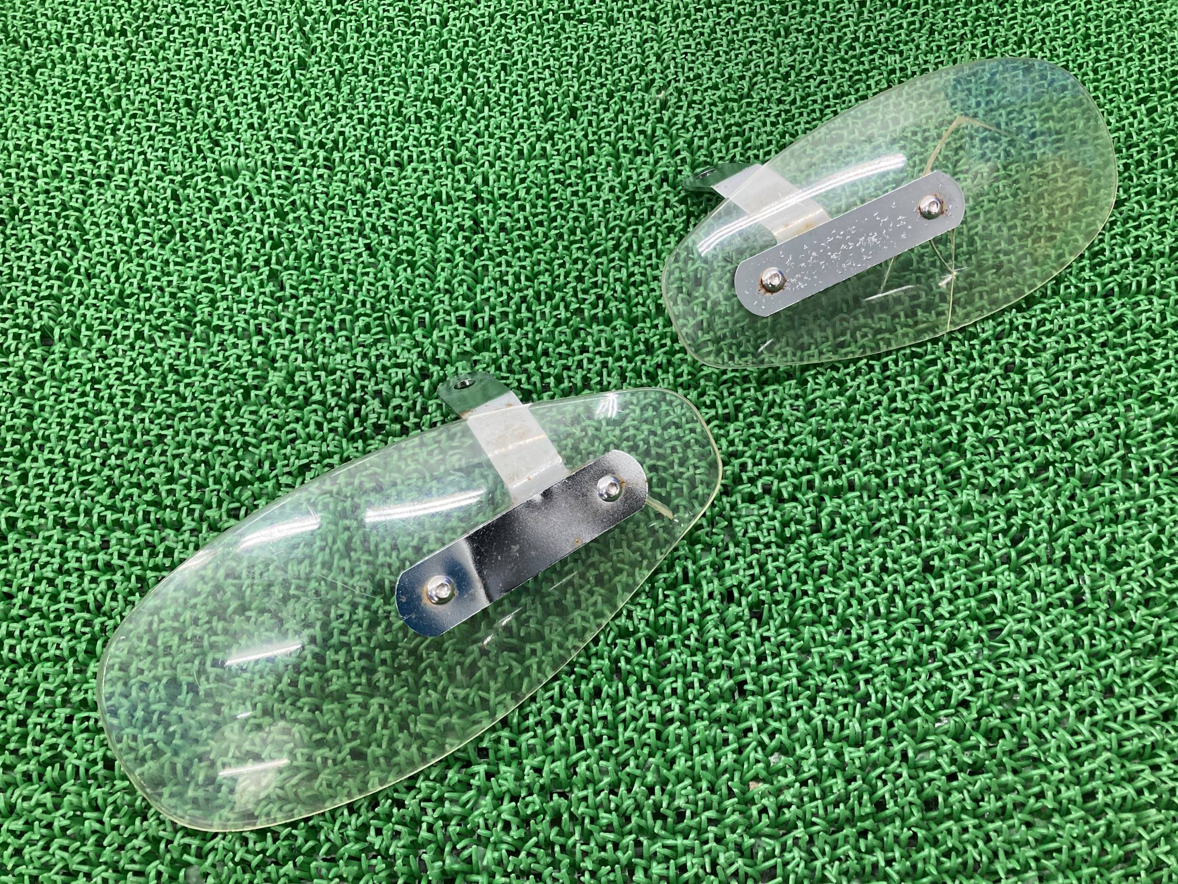 PCX125ナックルガード左右社外バイク部品JF28クリアハンドガードペイント素材に品薄希少品【中古】 21