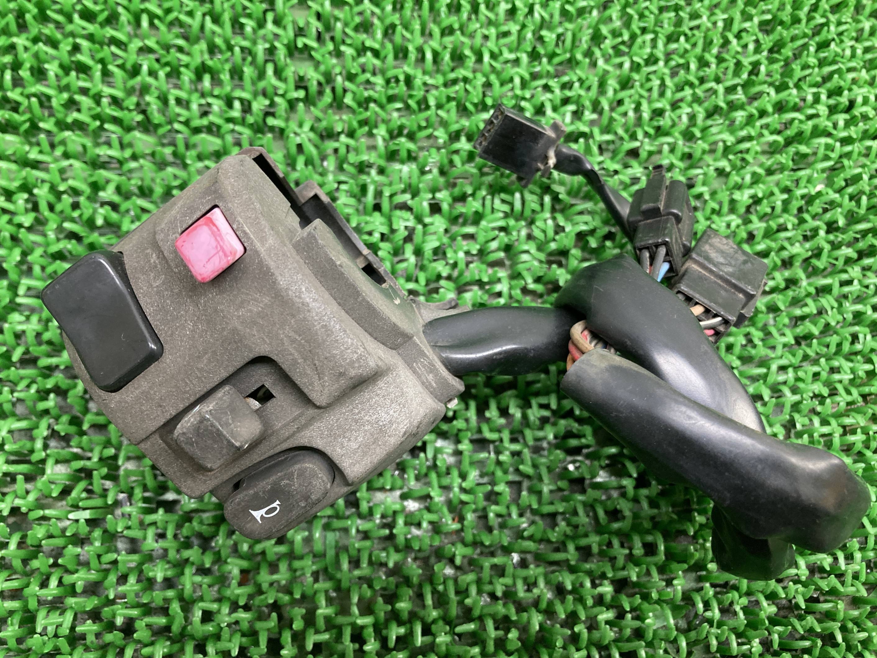 ゼファーカイハンドルスイッチ左カワサキ純正バイク部品ZR400GZEPHYRχZRX400ZR400Eスイッチボックスペイント素材に車検Genuine【中古】 ...