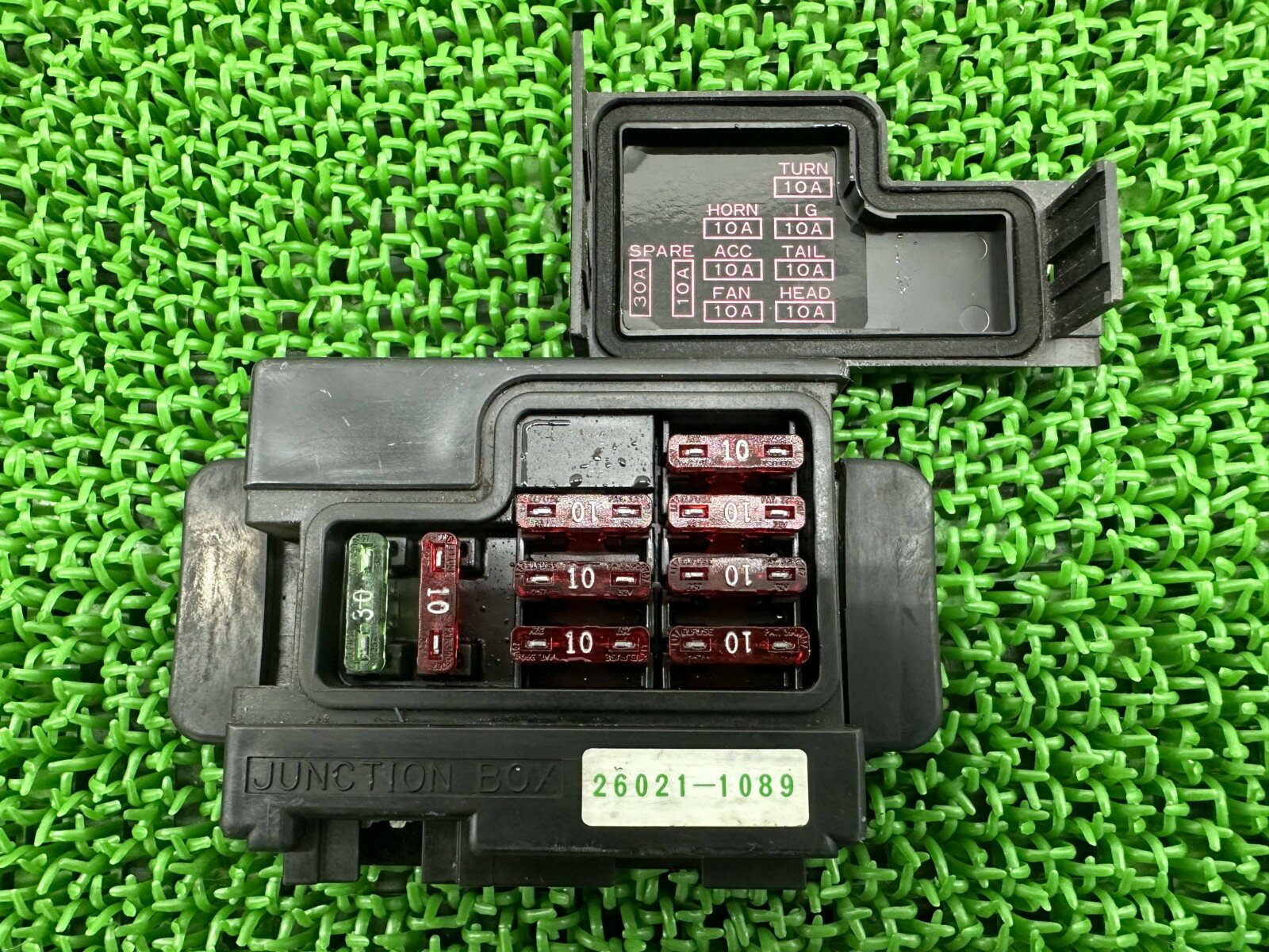 ZRX400 ZRX-2 ヒューズボックス 26021-1089 カワサキ 純正 バイク 部品 ZR400E バリオス バリオス2 ジャンクションボックス 機能的問題なし 車検 Genuine 【中古】 Cz