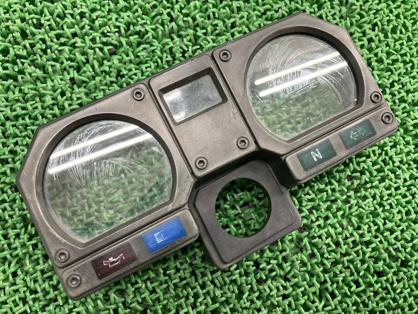 KMX125 メーターケース カワサキ 純正 バイク 部品 MX125A メーターカバー 割れ欠け無し 品薄 希少品 車検 Genuine 【中古】 Hd