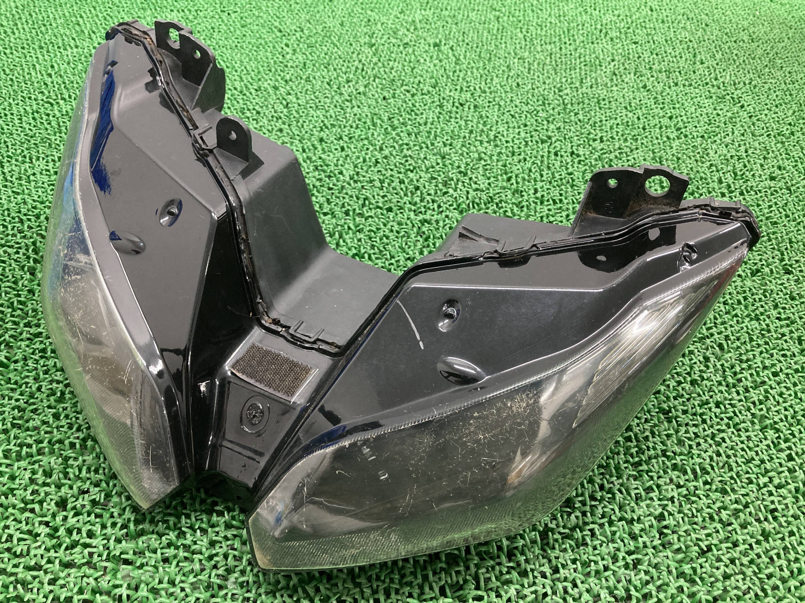 NINJA250 ヘッドライト 社外 バイク 部品 EX250L ニンジャ250 ノーマルタイプ 修復素材に コケキズ無し 品薄 【中古】 iR(2)