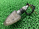 キジマ製 LEDウインカー 片側 000237 社外 バイク 部品 アロータイプ 219-5138 クリアレンズ メッキ 割れ欠け無し 【中古】 lG