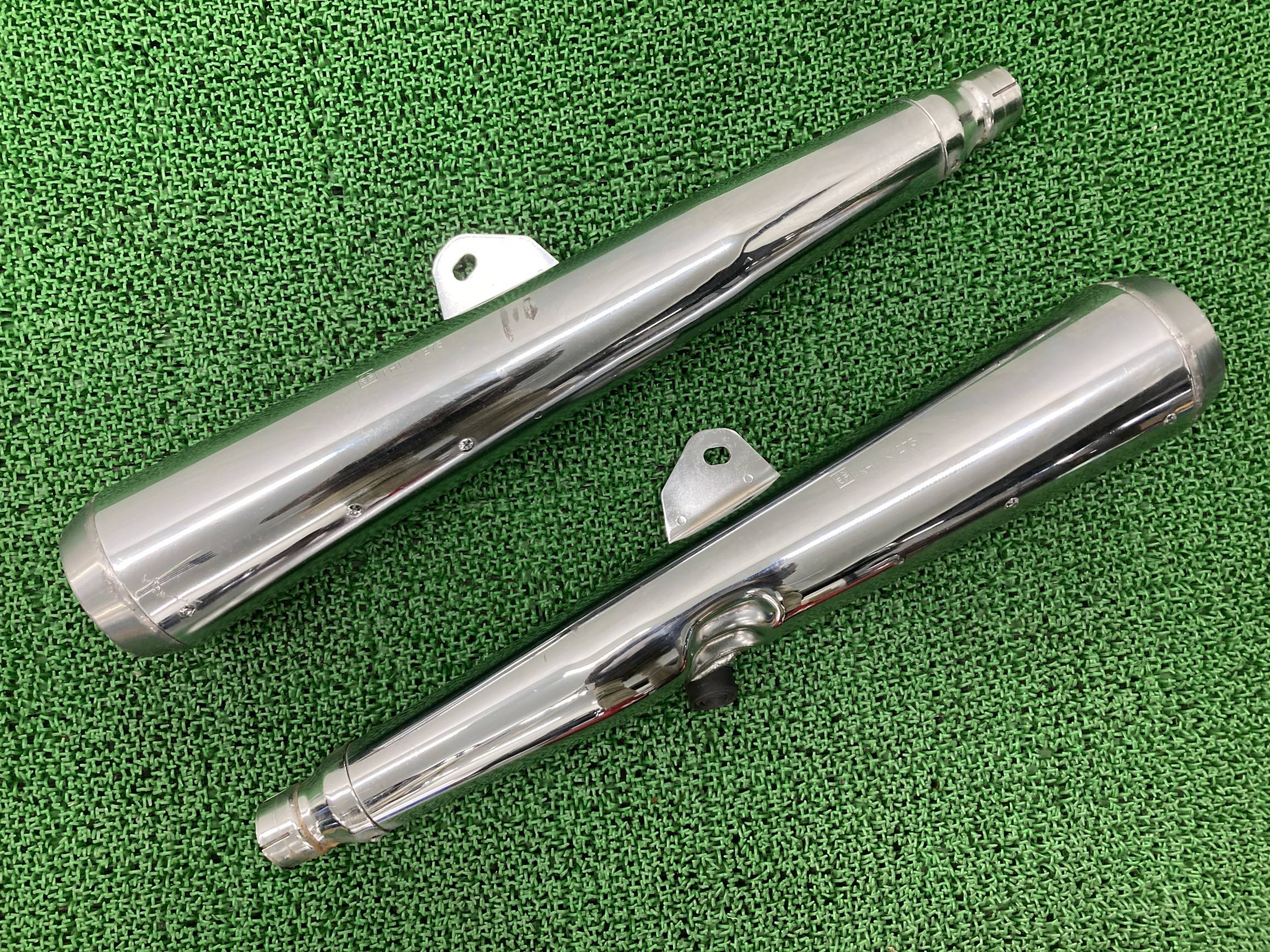 ゼファー750 サイレンサーマフラー 左右 K273 カワサキ 純正 バイク 部品 ZR750C コケキズ無し 希少品 品薄 車検 Genuine 【中古】 yQ