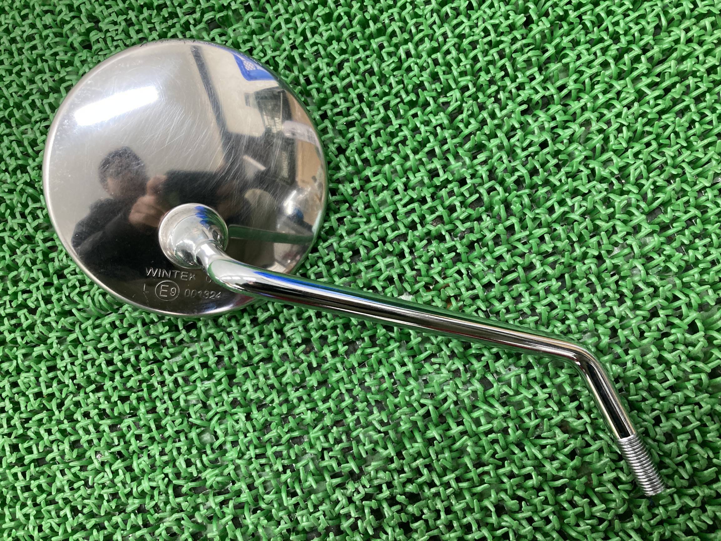 SHモード125 ミラー 右 001324 ホンダ 純正 バイク 部品 JF51 逆10mm ShMode ペイント素材に 割れ欠け..