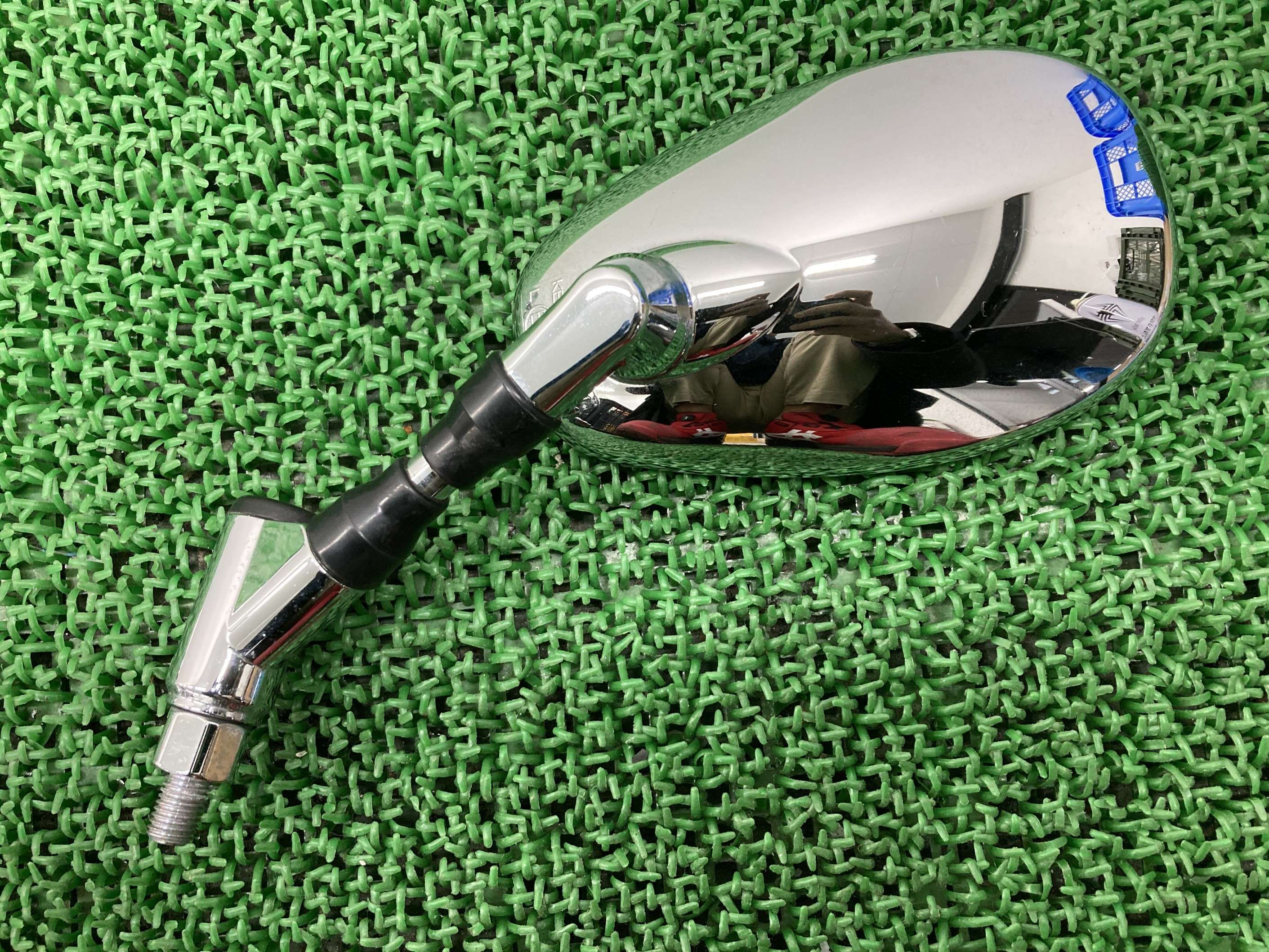 ドラッグスター400 ミラー 左 ヤマハ 純正 バイク 部品 VH01J VH02J 正10mm XVS400 DragStar400 割れ欠..