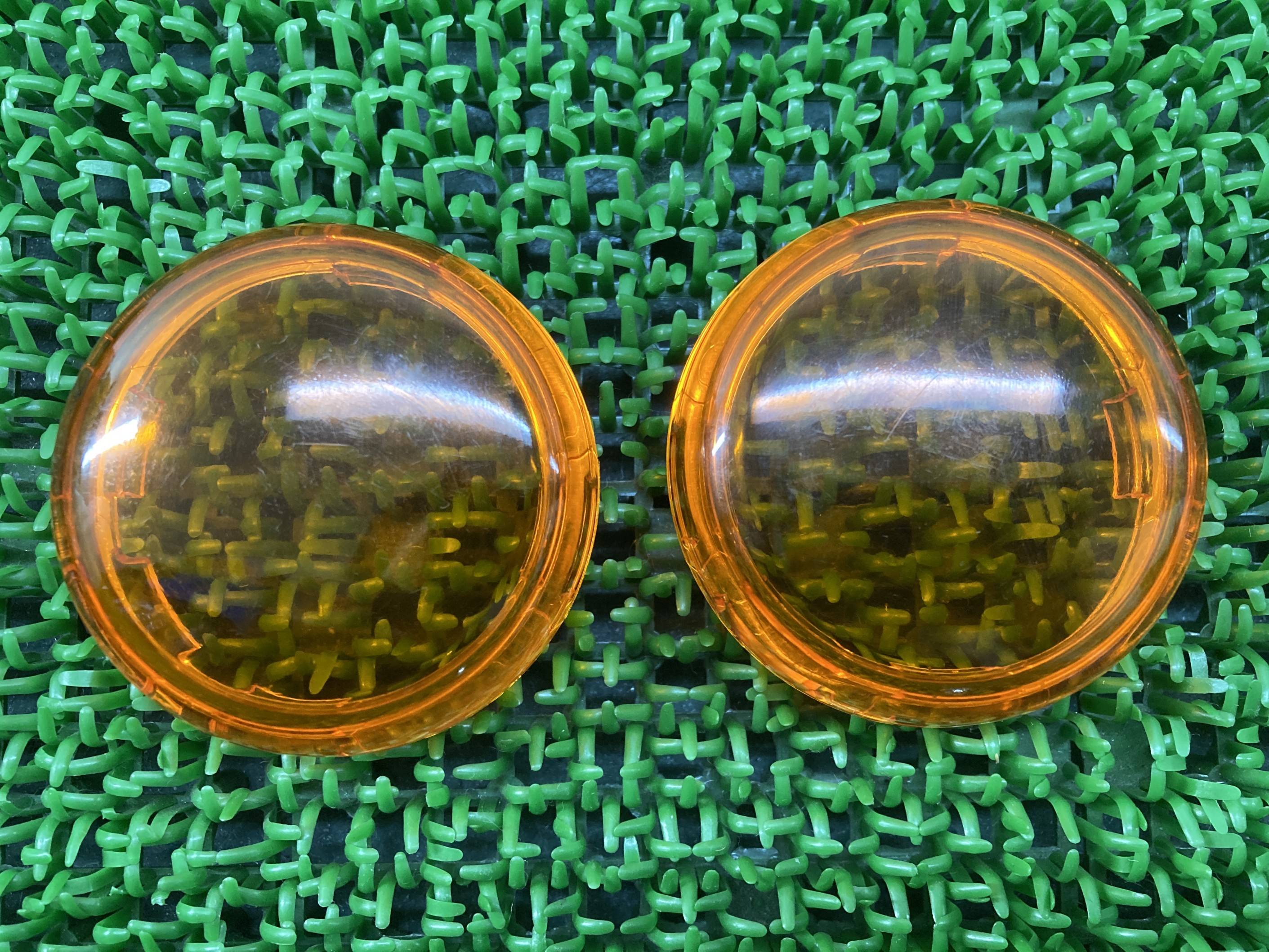 FXSTS ウインカーレンズ 左右 ハーレー 純正 バイク 部品 スプリンガーソフテイル 割れ欠け無し 品薄 ..