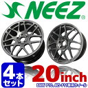 【4本セット】 ニーズ (NEEZ) 鍛造1ピースアルミホイール ユーロクロス RG44 BMW フロント9.0J-20 35 リヤ10.0J-20 40 PCD120 5H ハイパーブラック BMW-F10 M5-F11専用 新生活応援