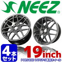  ニーズ (NEEZ) 鍛造1ピースアルミホイール ユーロクロス RG44 PORSCHE フロント8.5J-19 +47 リヤ12.0J-19 +67 PCD130 5H ハイパーブラック PORSCHE 997GT-3専用 新生活応援