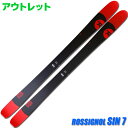 【アウトレット】スキー ROSSIGNOL 14-15 SIN 7 172/180cm RADQJ01 FREE RIDE 板 単品【RCP】【メール便不可 宅配便配送】