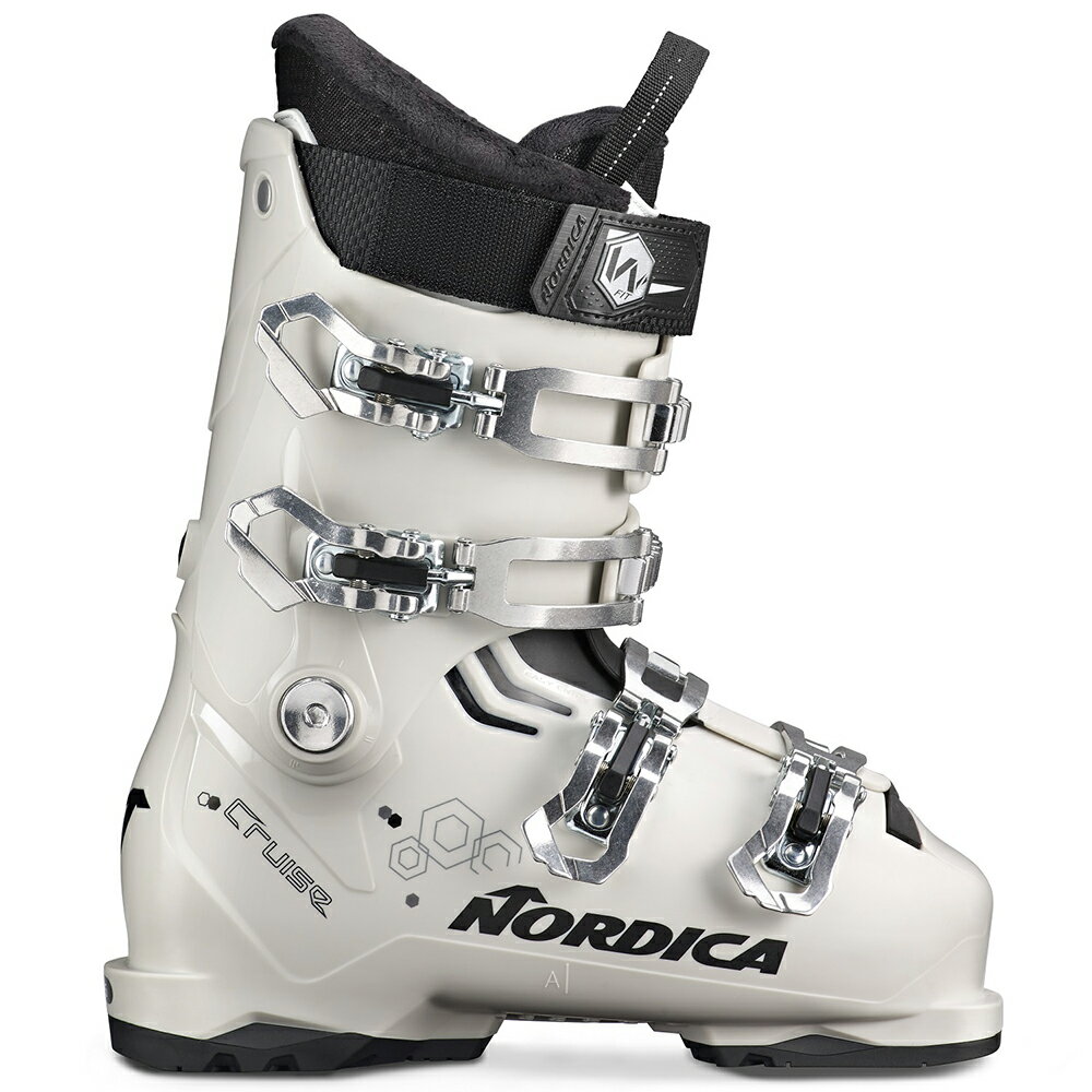 NORDICA レディース スキーブーツ 21-22 THE CRUISE W 050674004C2 BLACK/IVORY 大人用 ノルディカ 23.5/24.5/25.5cm LAST104 初心者におすすめ【RCP】【メール便不可 宅配便配送】