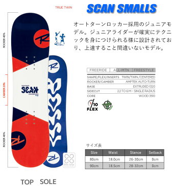 ロシニョール スノーボード 3点セット キッズ ジュニア 19-20 SCAN SMALLS REIWC14 80〜90cm 板 ビンディング ブーツ 初心者におすすめ 子供用 【メール便不可・宅配便配送】