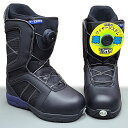 ZUMA スノーボードブーツ 17ZM FERRY TGF BLACK-NAVY ダイヤル式 大人用 23.0cm【RCP】【メール便不可・宅配便配送】