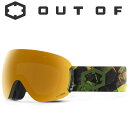 OUT OF スノーゴーグル 19-20 OPEN 0G012917 EVERGREEN - GOLD24 MCI 大人用 メンズ レディース アウトオブ スキー スノーボード ゴーグル ミラー くもり止め ダブル レンズ 【RCP】【メール便不可・宅配便配送】(4)