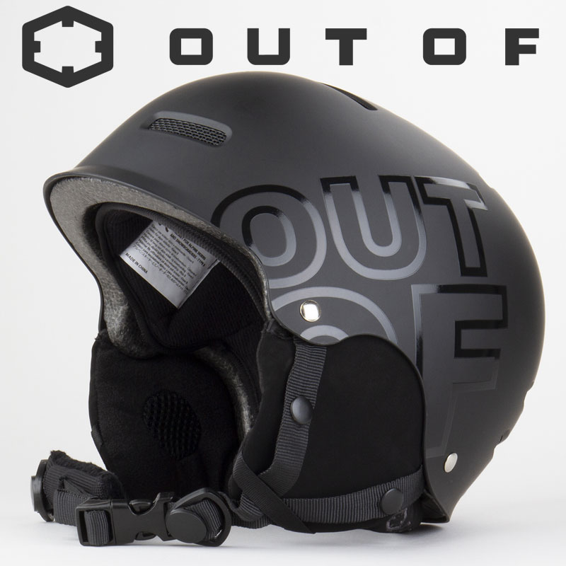 OUT OF アウトオブ スノーヘルメット 21-22 W2H2BLK WIPEOUT BLACK 大人用 メンズ レディース スキー スノーボード 【メール便不可・宅配便配送】